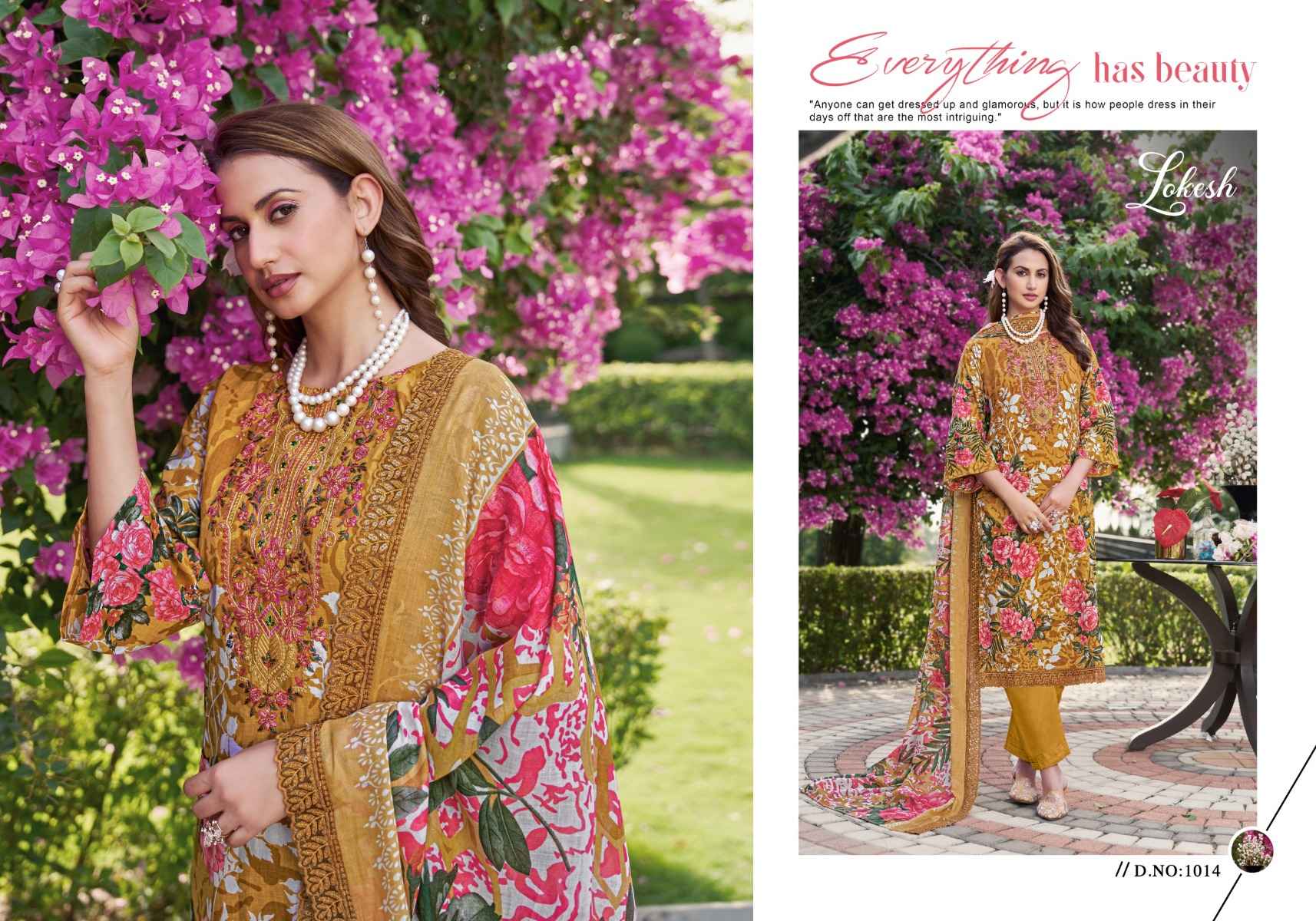 LEVISHA SHABNAM CEMRIC DRESS MATERIAL WHOLESALE SURAT ( 6 PCS CATALOG )
