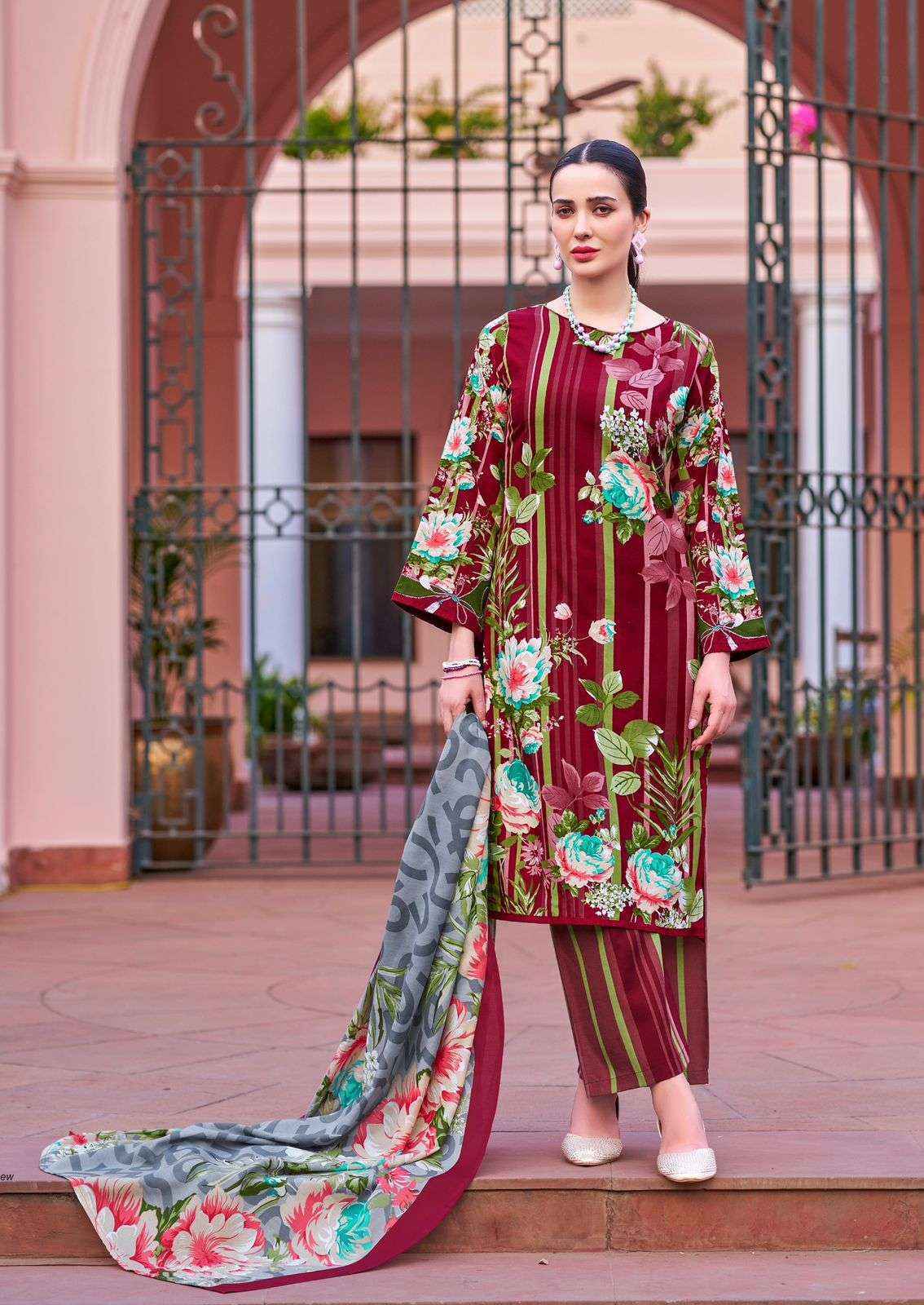 Nafisa Cotton Majestic Cotton Dress Material Wholesale Price ( 6 Pcs Catalog )