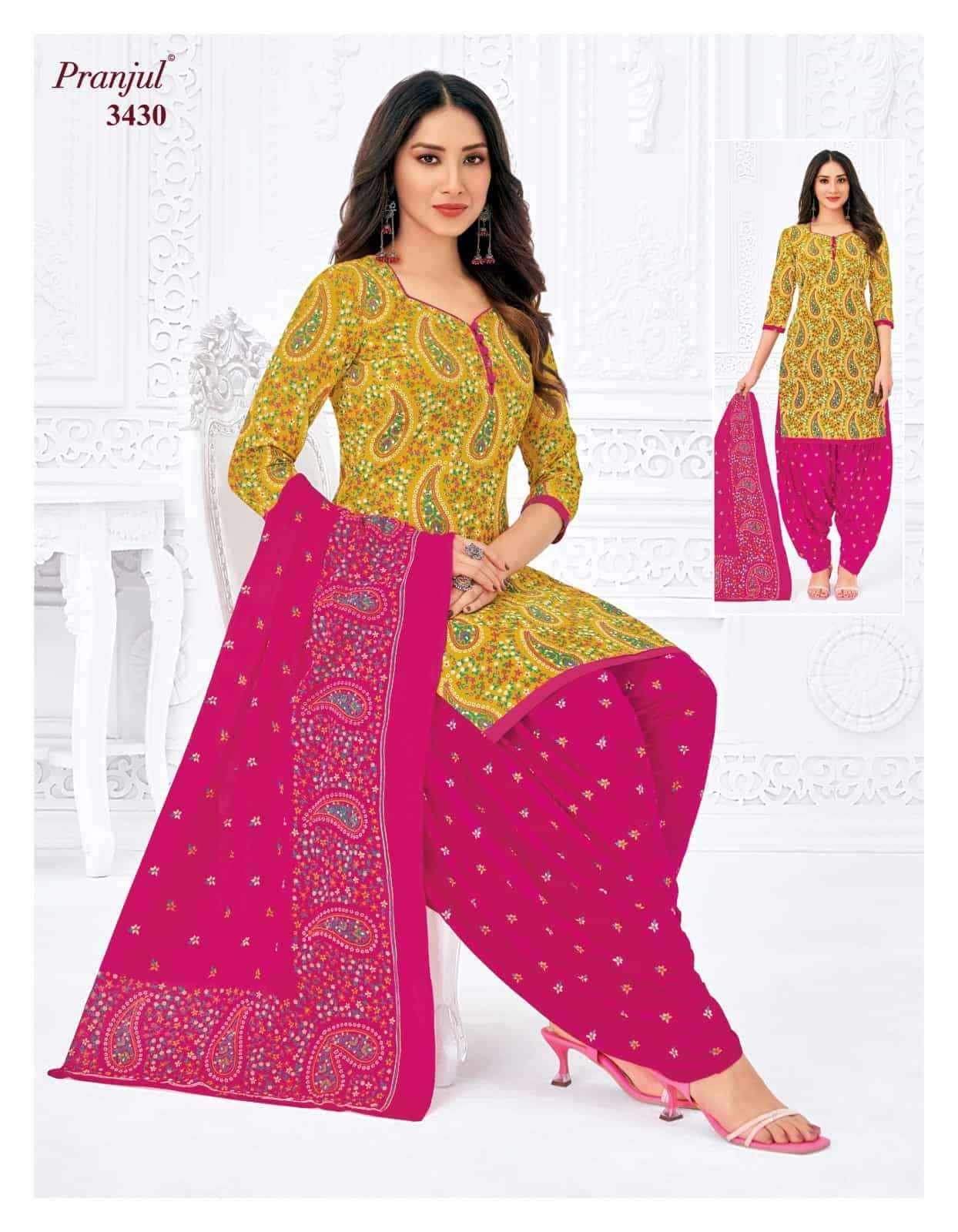 Pranjul Vol 34 pranjul dress material wholesale in surat ( 6 Pcs Catalog )