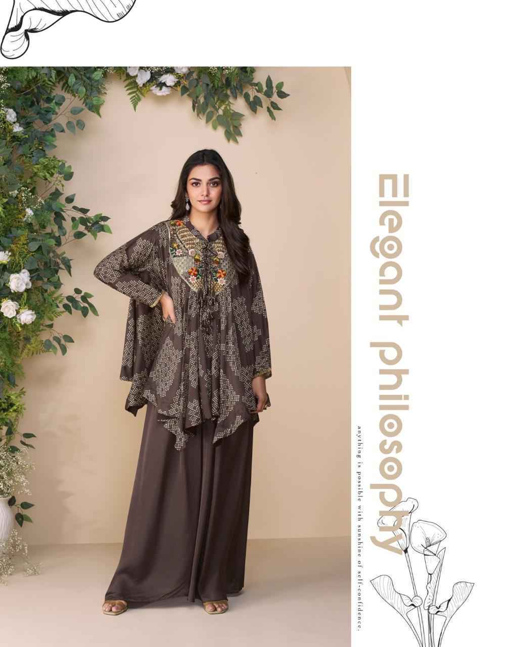 Sayuri Designer Classic Readymade Chinon Silk Dress Wholesale Price ( 5 Pcs Catalog )