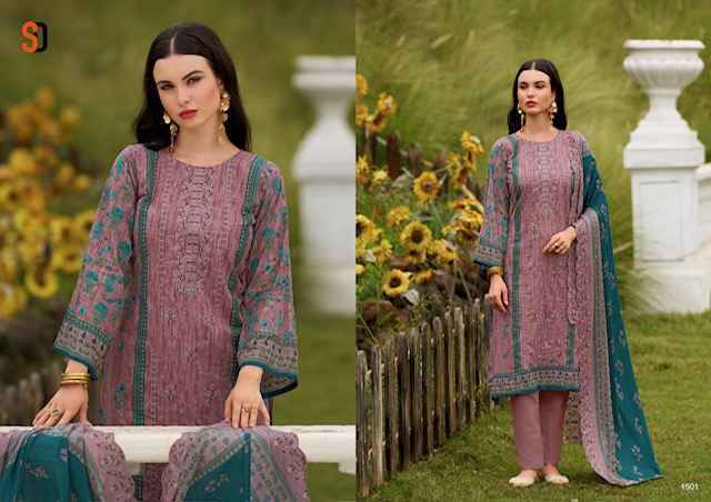 Shraddha Designer Bin Saeed Vol 15 Readymade Cotton Suit Wholesale Price ( 6 Pcs Catalog )