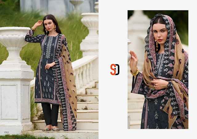 Shraddha Designer Bin Saeed Vol 15 Readymade Cotton Suit Wholesale Price ( 6 Pcs Catalog )