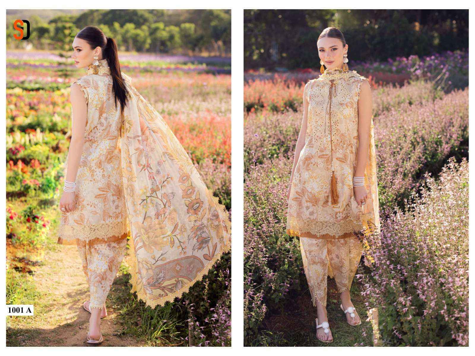 Shraddha Designer Flora Vol 1 Lawn Cotton Dress Material 6 pcs Catalogue