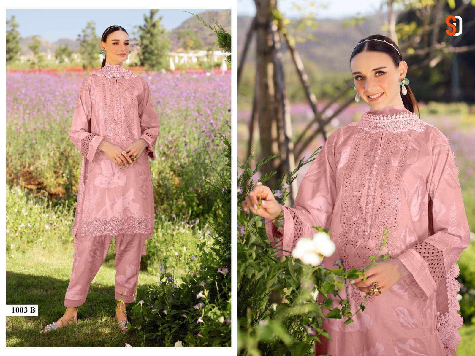Shraddha Designer Flora Vol 1 Lawn Cotton Dress Material 6 pcs Catalogue
