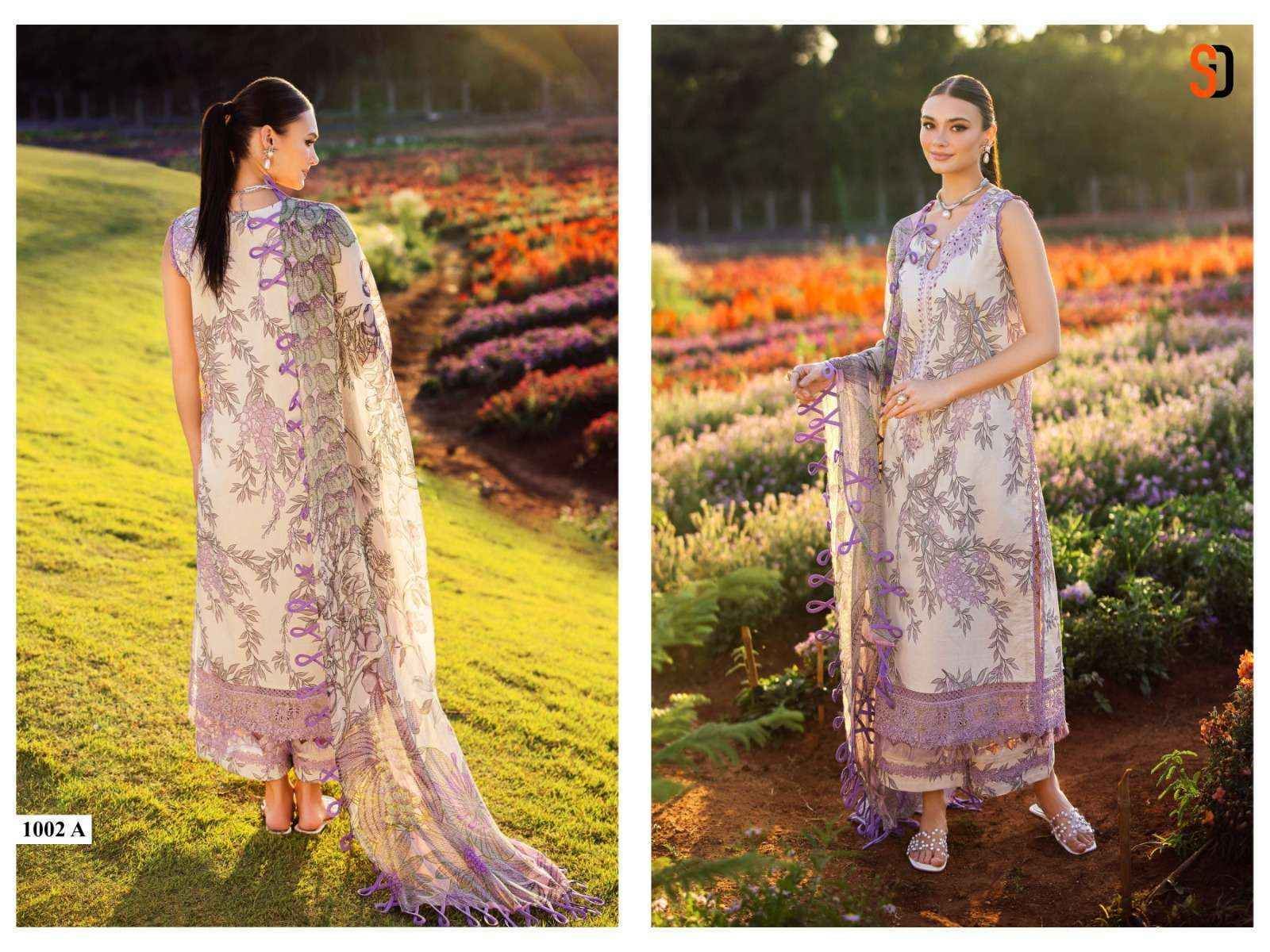 Shraddha Designer Flora Vol 1 Lawn Cotton Dress Material 6 pcs Catalogue