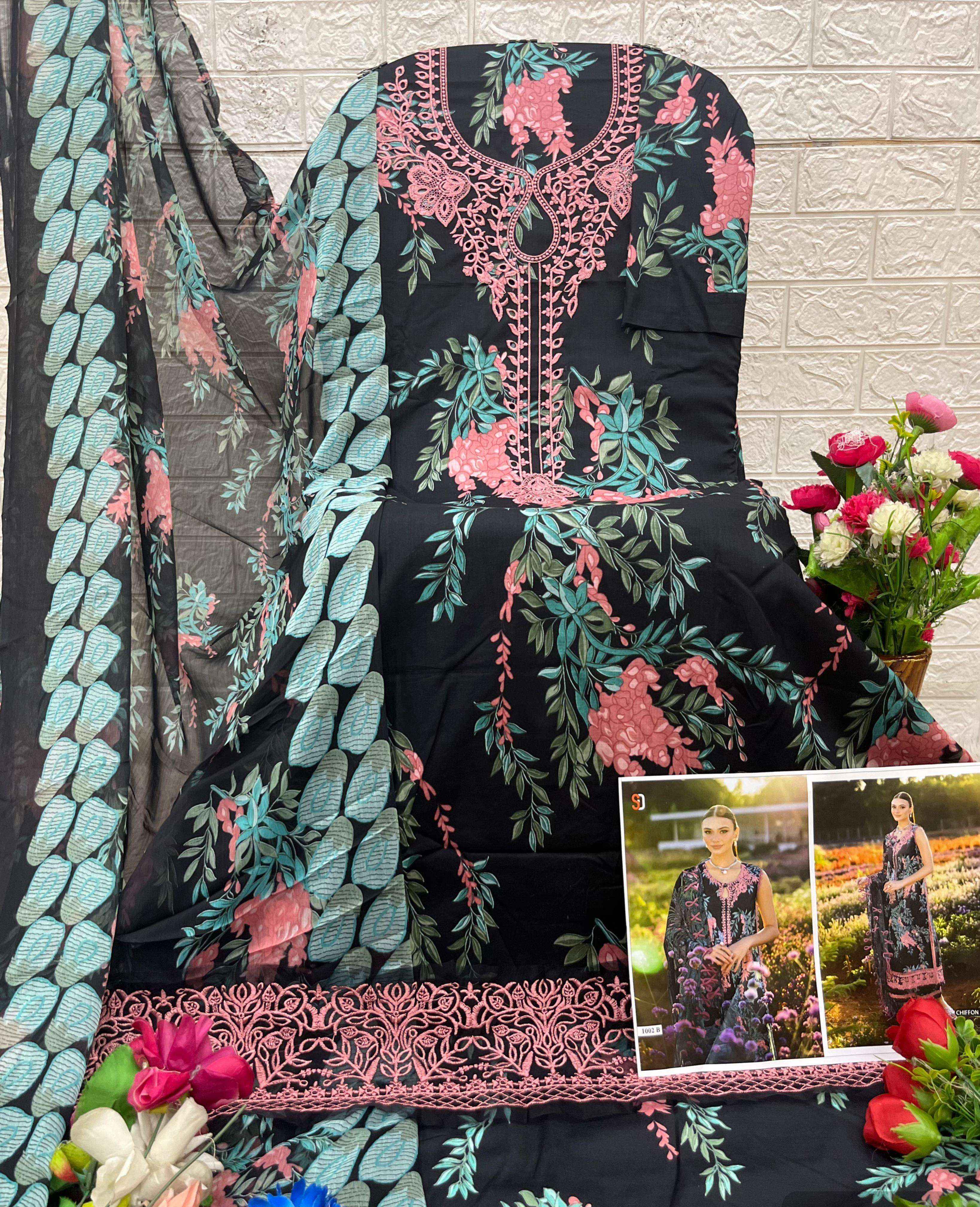 Shraddha Designer Flora Vol 1 Lawn Cotton Dress Material 6 pcs Catalogue
