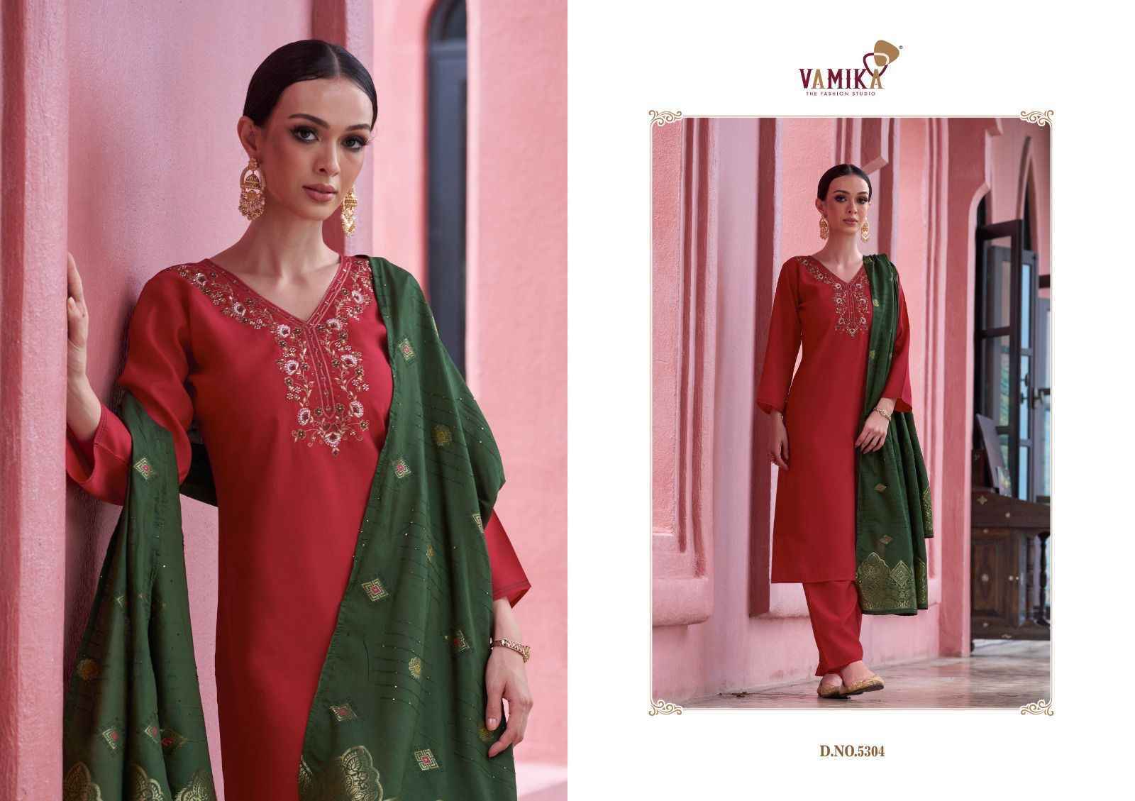 Vamika Liyana Readymade Viscouse Suit ( 6 Pcs Catalog )