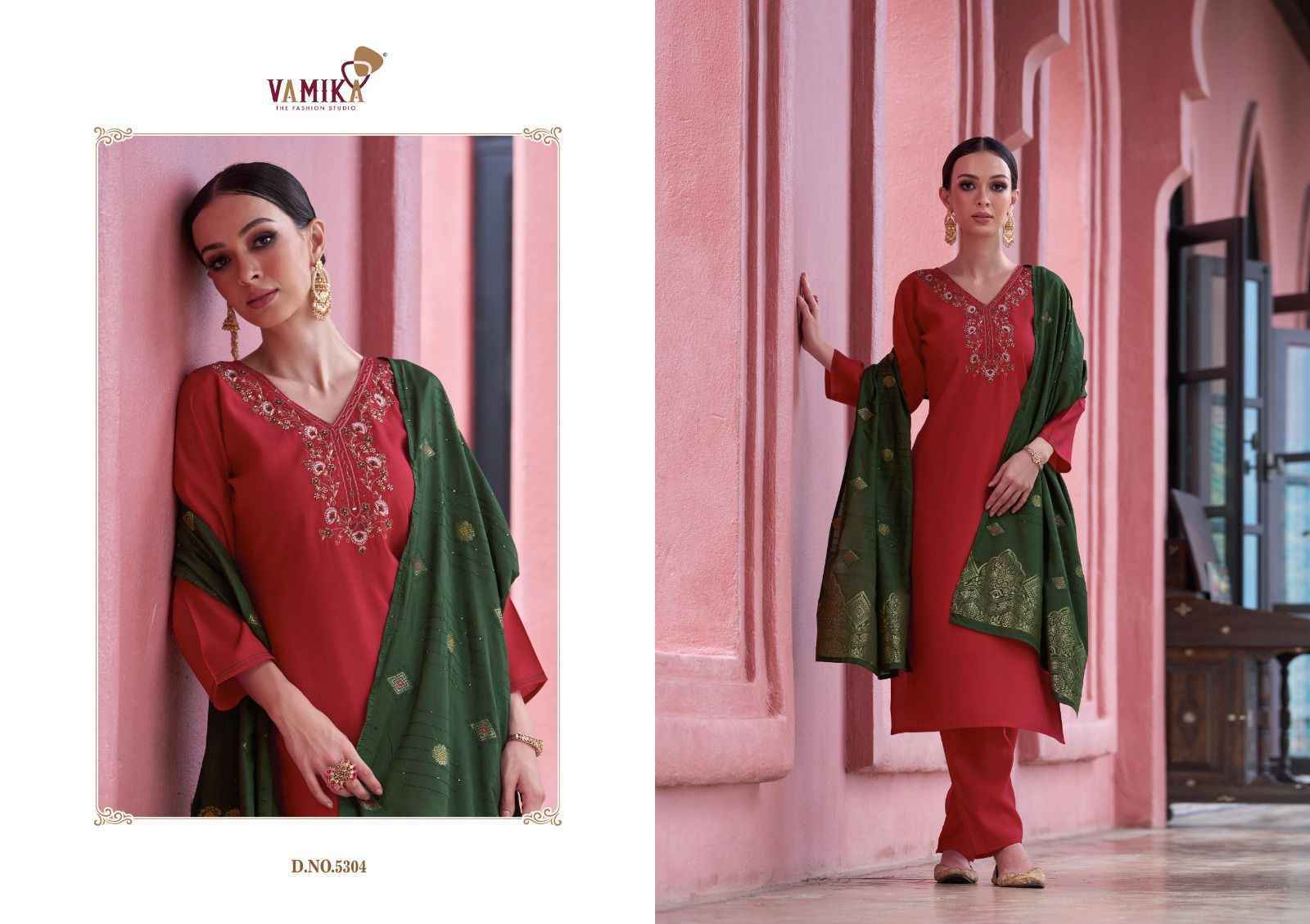 Vamika Liyana Readymade Viscouse Suit ( 6 Pcs Catalog )