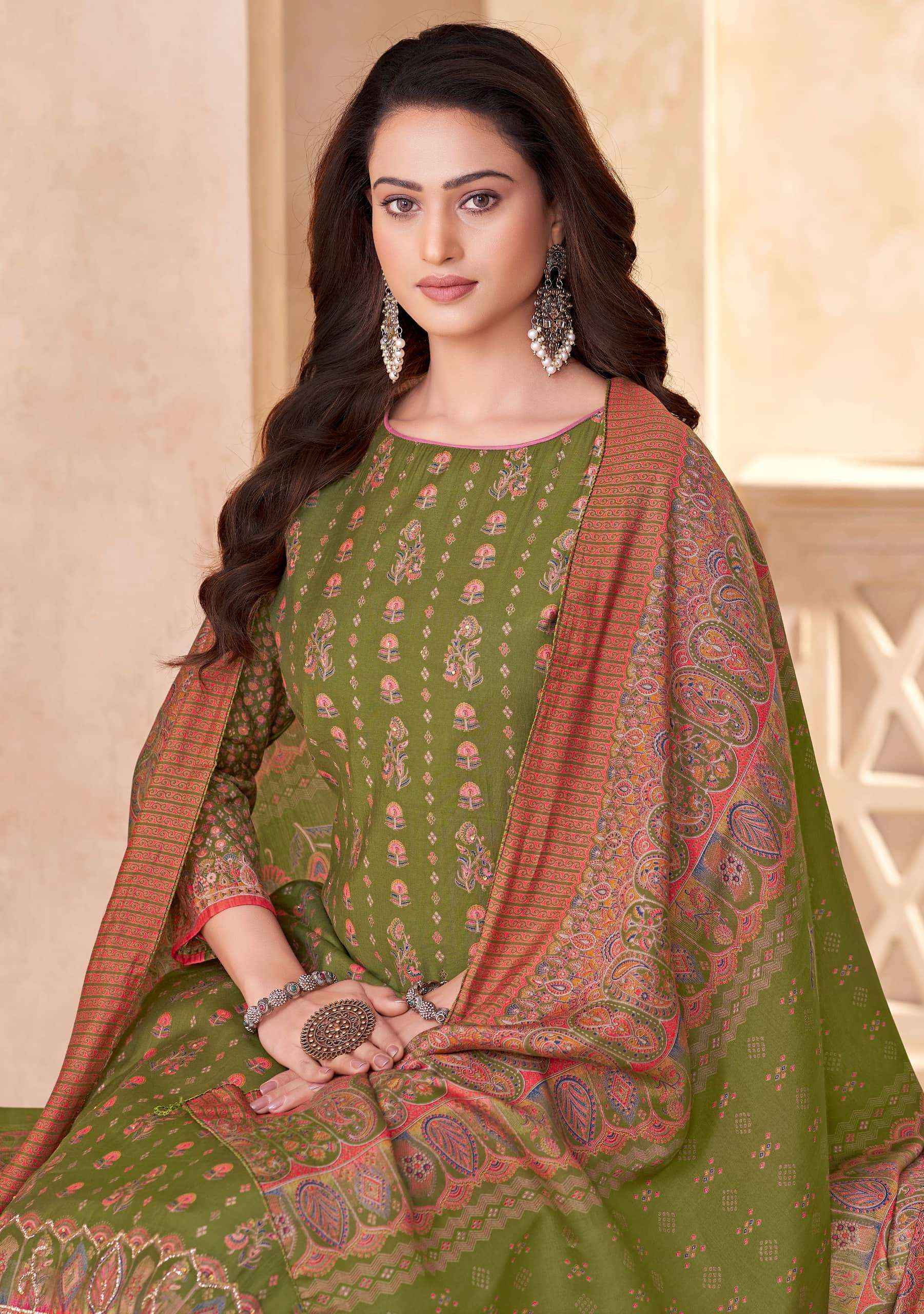 Alok Suit Morni Edition 6 pure modal Dress Material Surat Wholesaler ( 4 Pcs Catalogue )