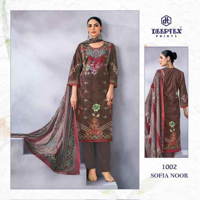 Deeptex Sofia Noor Cotton Dress Material Wholesale Price ( 8 Pcs Catalog )