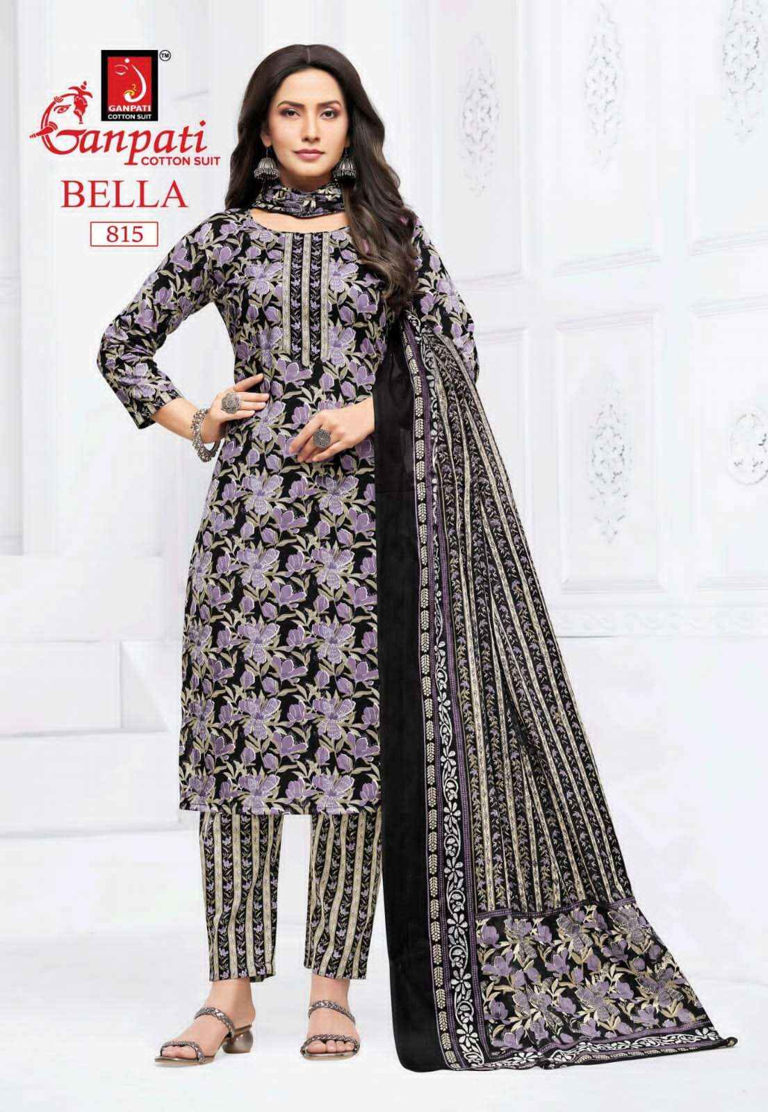 Ganpati Bella Vol 8 Pure Cotton Readymade Salwar Suits Wholesale Price ( 15 Pcs catalogue )