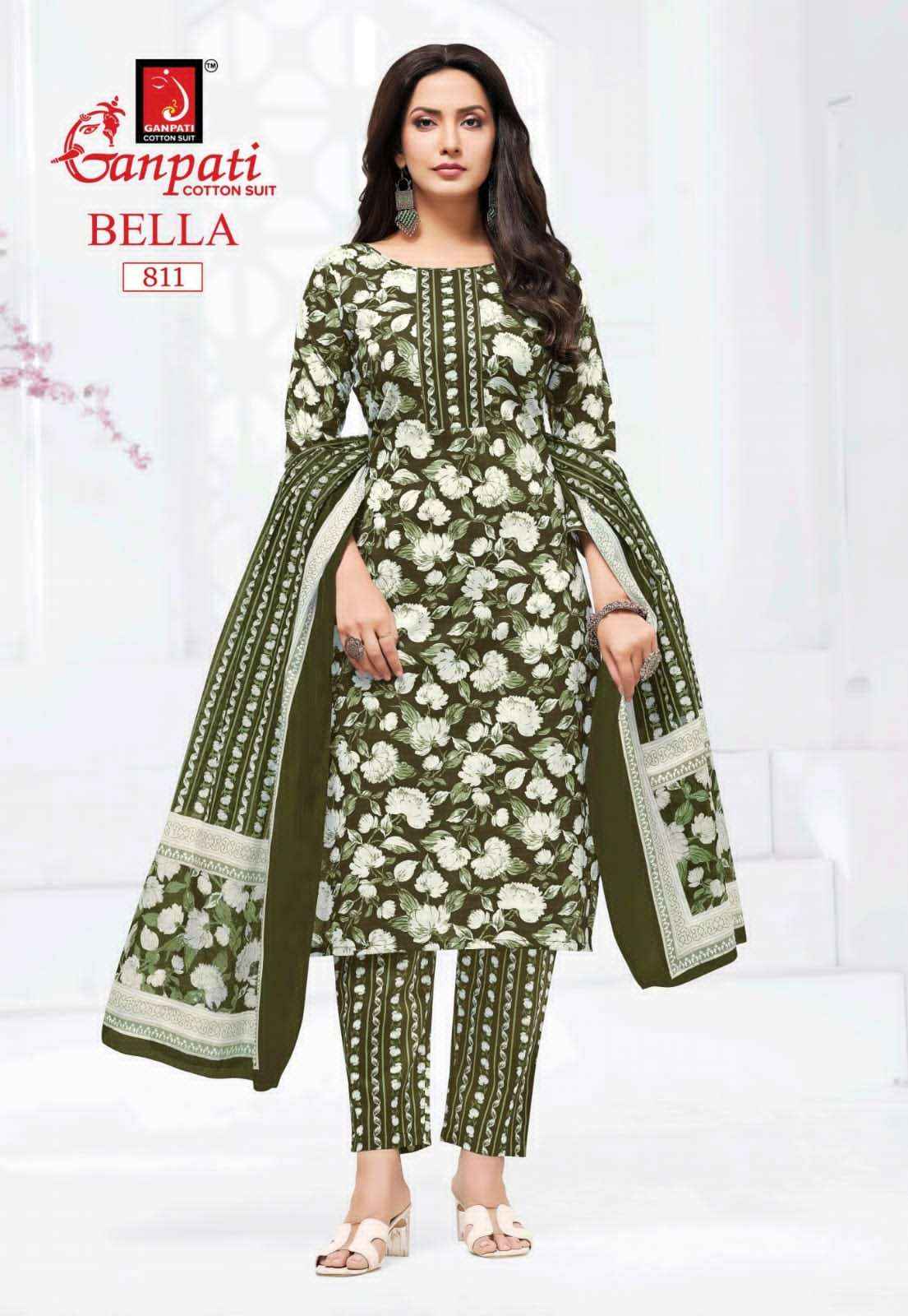 Ganpati Bella Vol 8 Pure Cotton Readymade Salwar Suits Wholesale Price ( 15 Pcs catalogue )