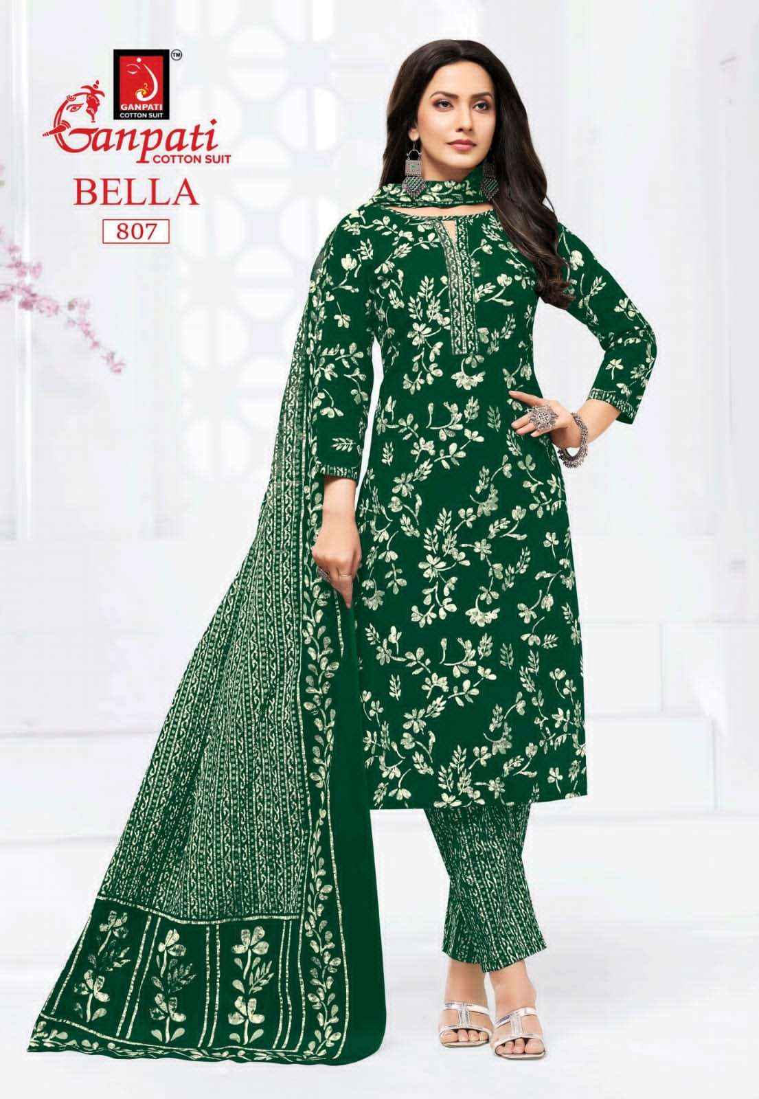 Ganpati Bella Vol 8 Pure Cotton Readymade Salwar Suits Wholesale Price ( 15 Pcs catalogue )