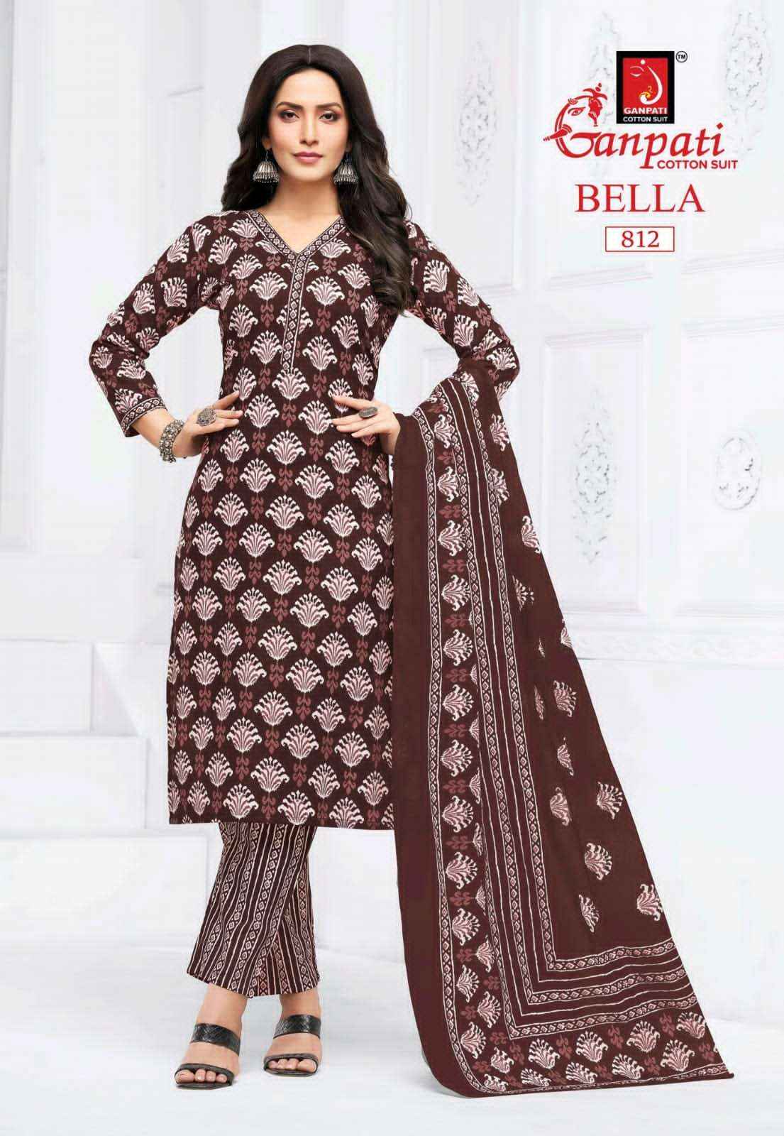 Ganpati Bella Vol 8 Pure Cotton Readymade Salwar Suits Wholesale Price ( 15 Pcs catalogue )
