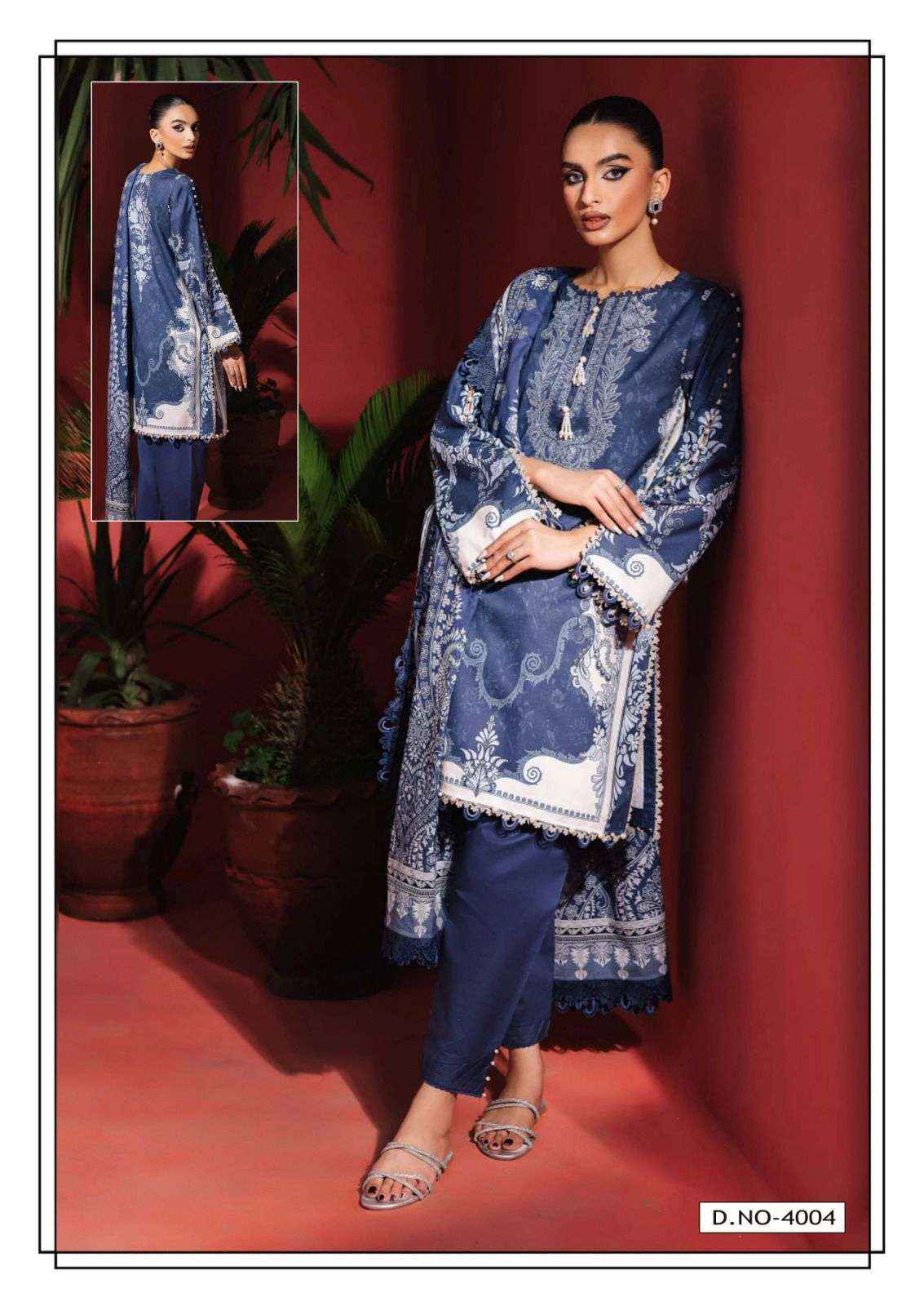 Hala Alara Vol 4 Printed Lawn Cotton Dress Material Wholesale Price ( 6 Pcs Catalog )