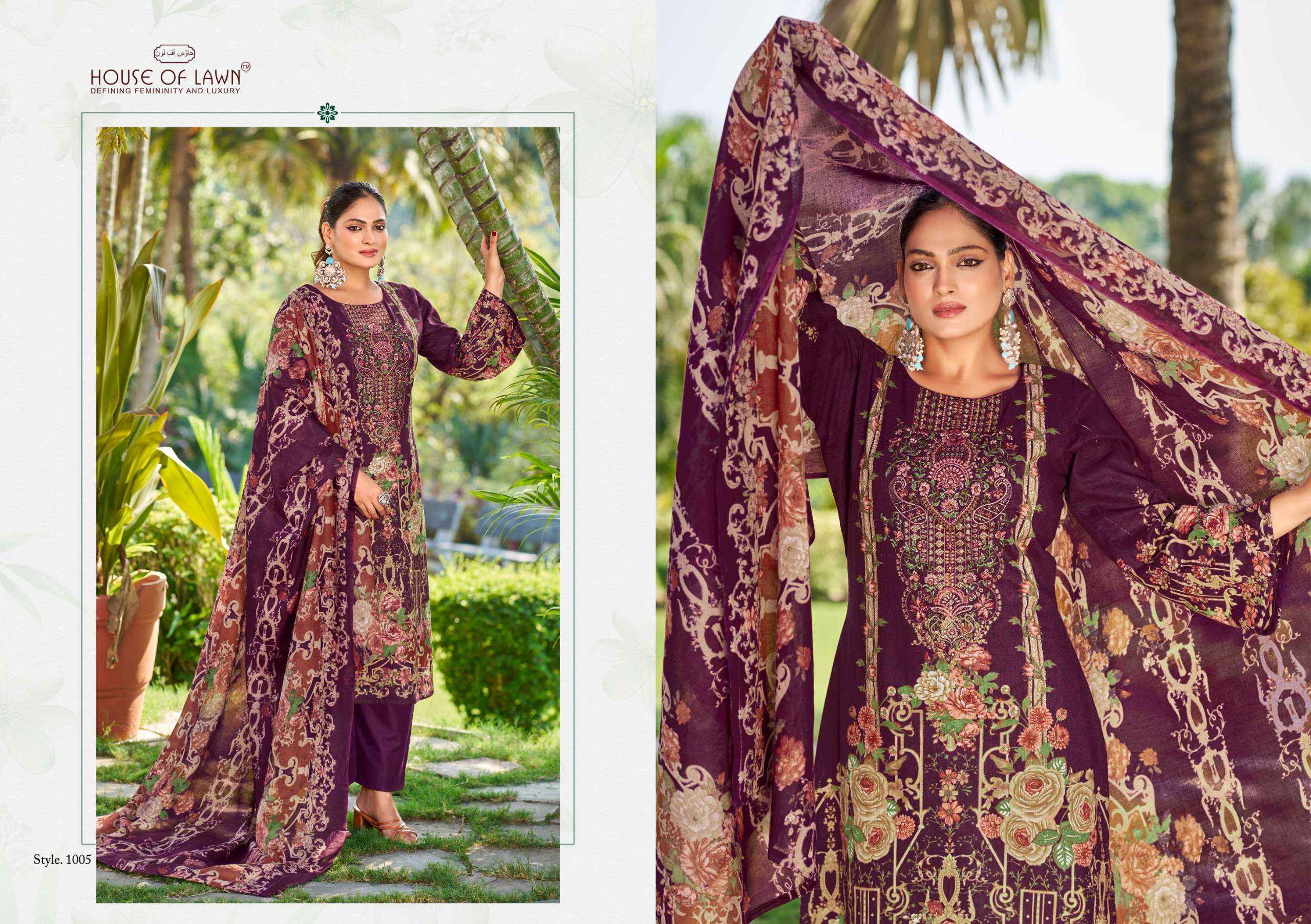 House Of Lawn Nayra Vol 2 Cotton Dress Material Wholesale Price ( 6 Pcs Catalog )