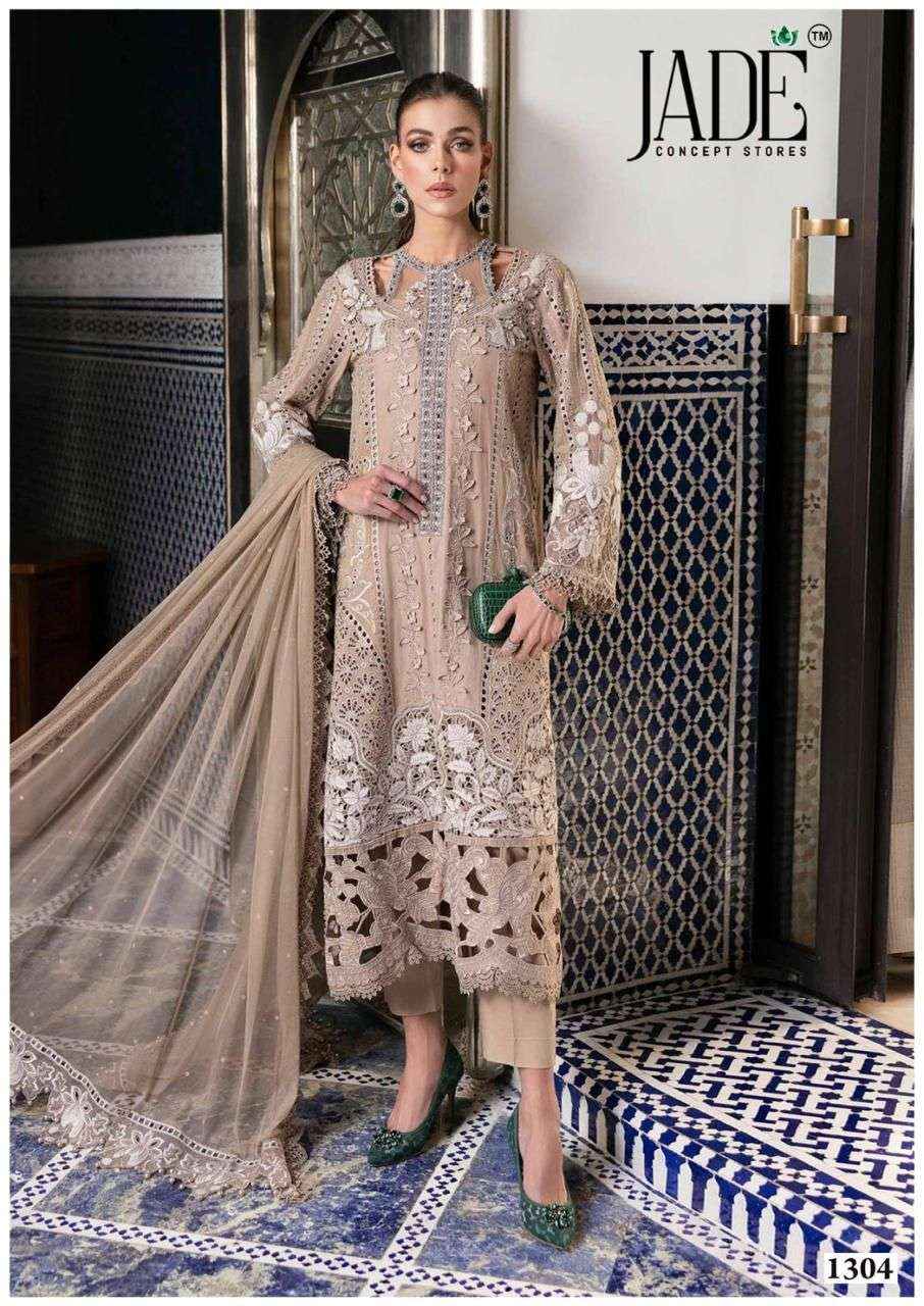 Jade Bin Saeed Vol 13 Pure Heavy Lawn Cotton Dress Material Wholesale Price ( 6 Pcs Catalog )