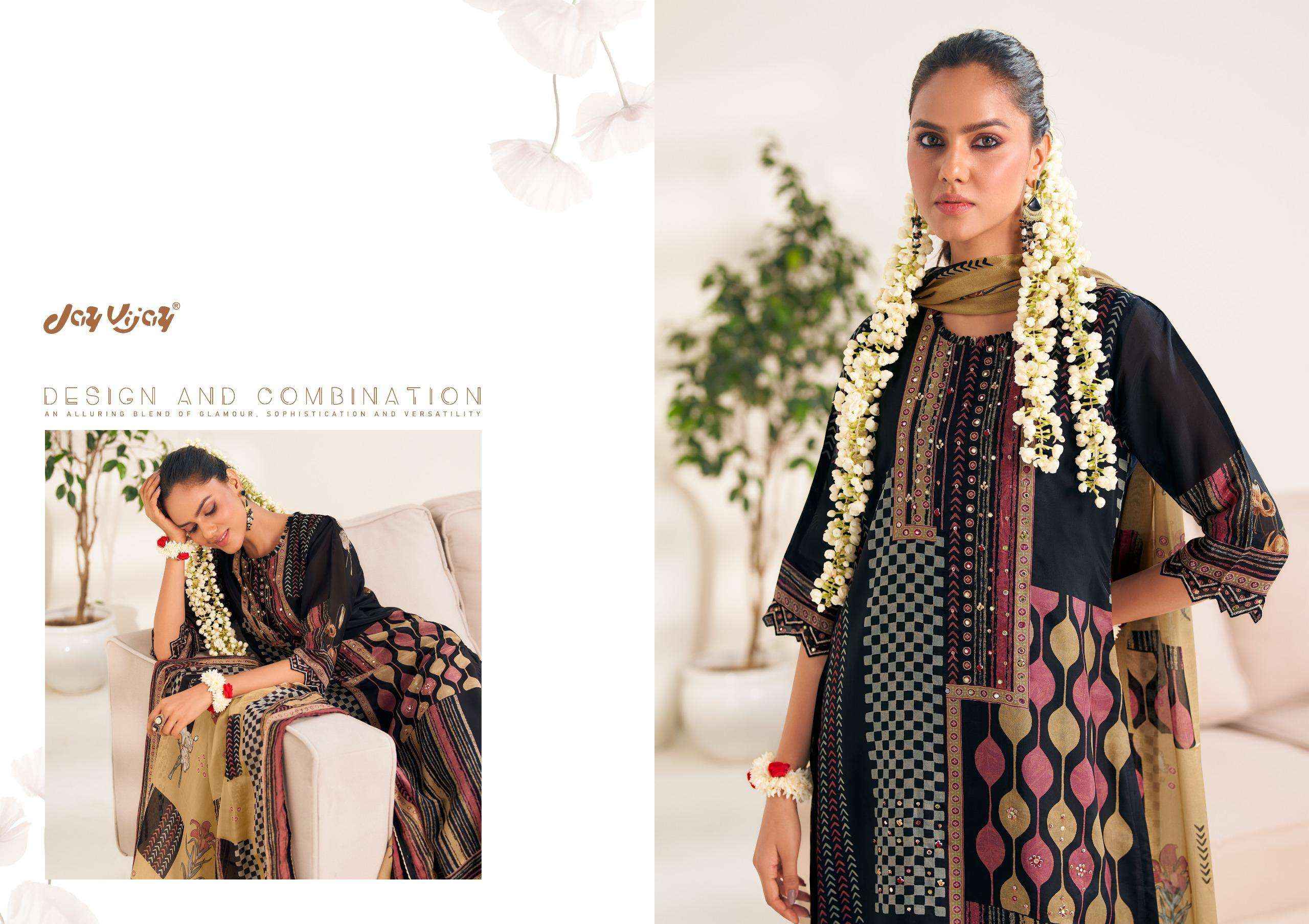 Jay Vijay Maahru Premium Bemberg Silk Designer Dress Wholesale Price ( 6 Pcs Catalog )