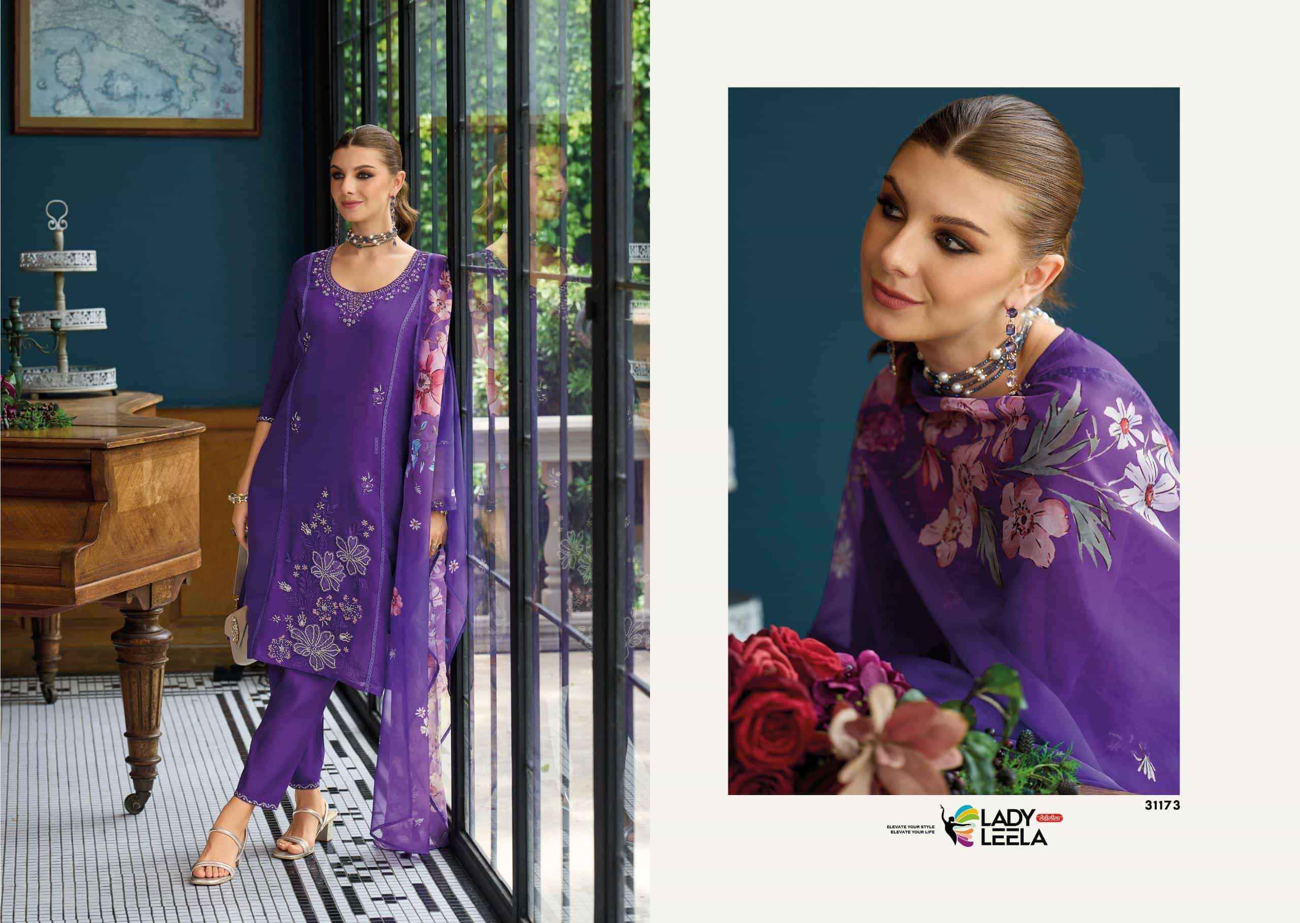 Lady Leela Saiyaara Exclusive Kurti Bottom Dupatta Set Wholesale Price ( 4 Pcs Catalog )