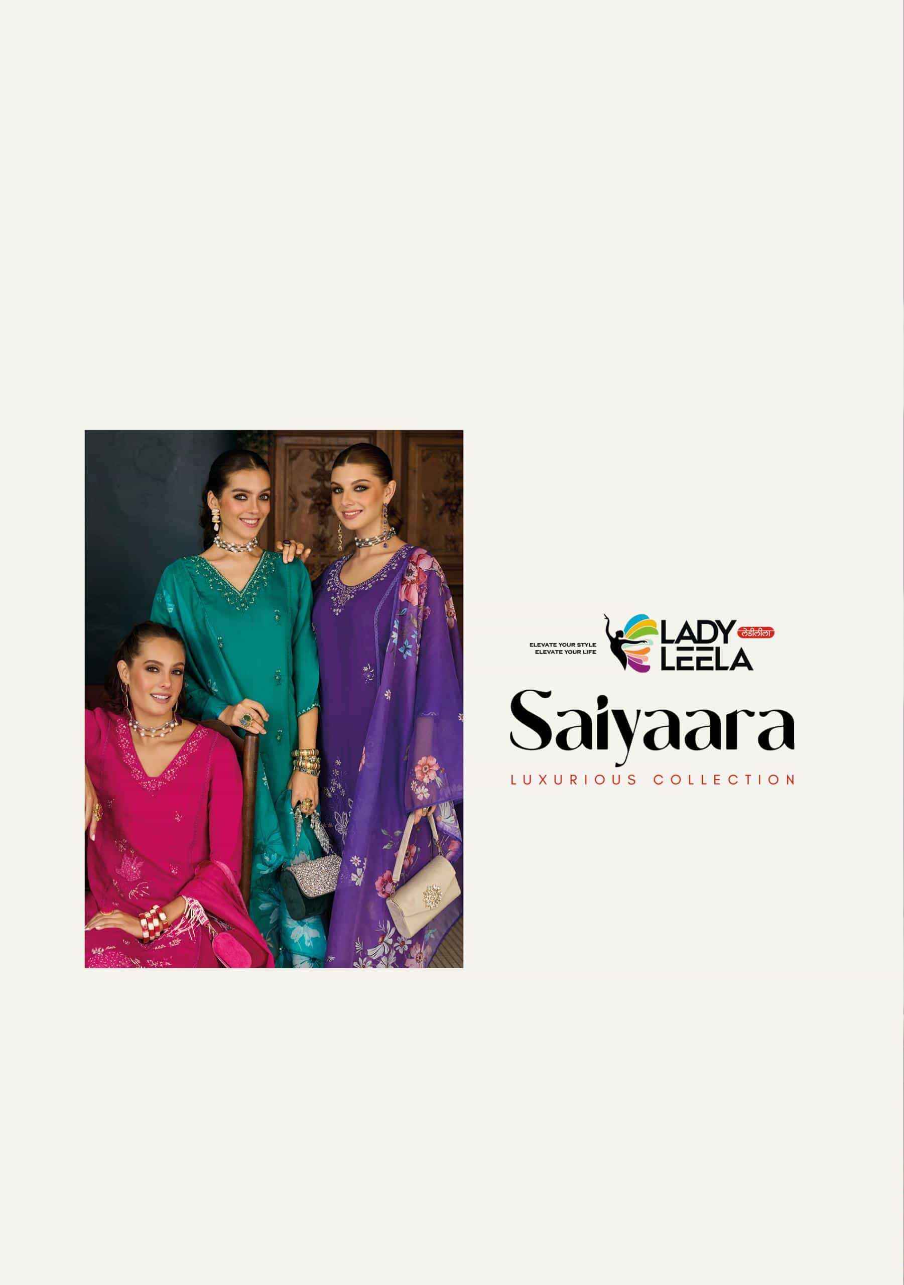 Lady Leela Saiyaara Exclusive Kurti Bottom Dupatta Set Wholesale Price ( 4 Pcs Catalog )