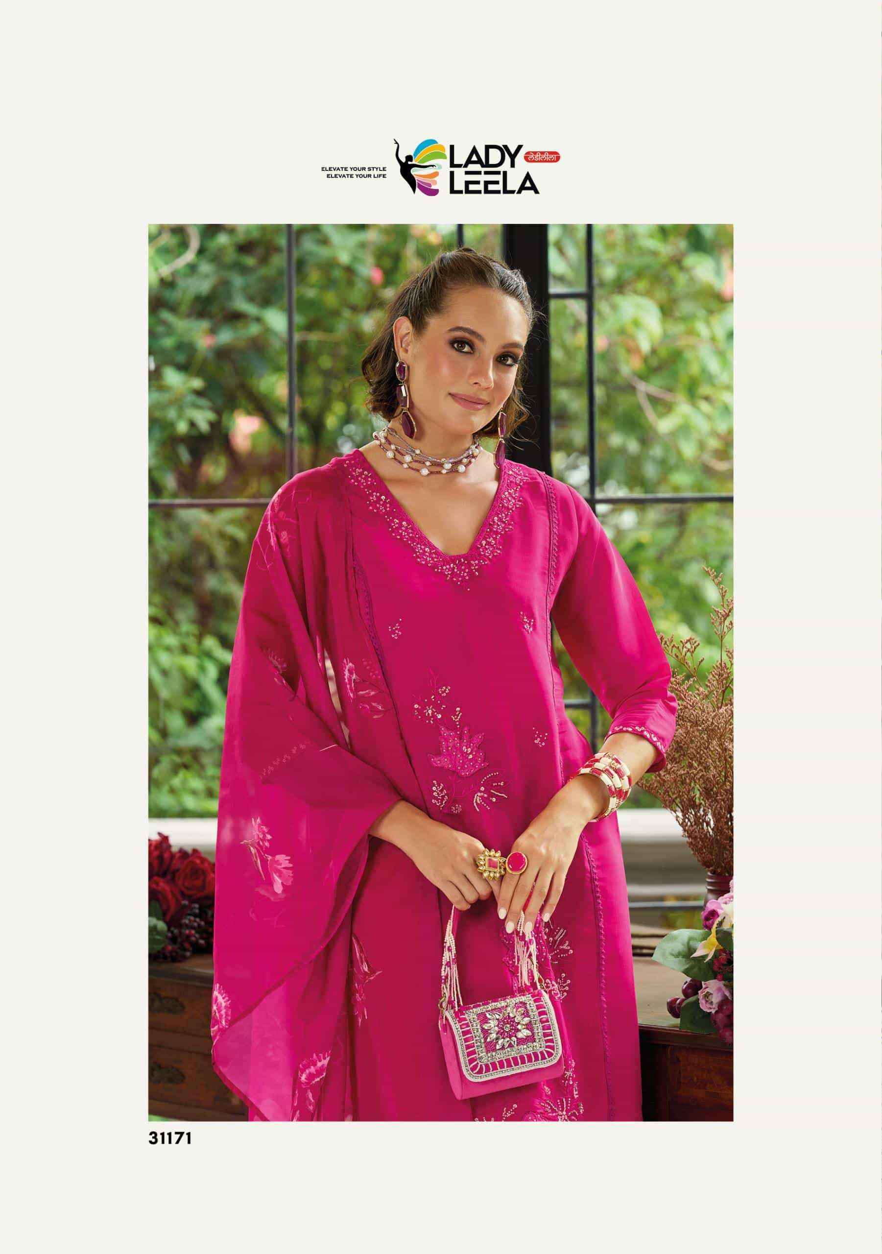 Lady Leela Saiyaara Exclusive Kurti Bottom Dupatta Set Wholesale Price ( 4 Pcs Catalog )