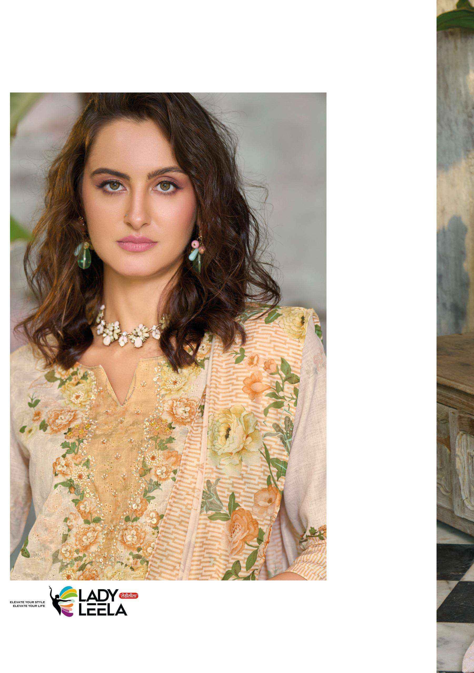 Lady Leela Summer Pastels Vol 2 Exclusive Readymade 3 Piece Suit Wholesale