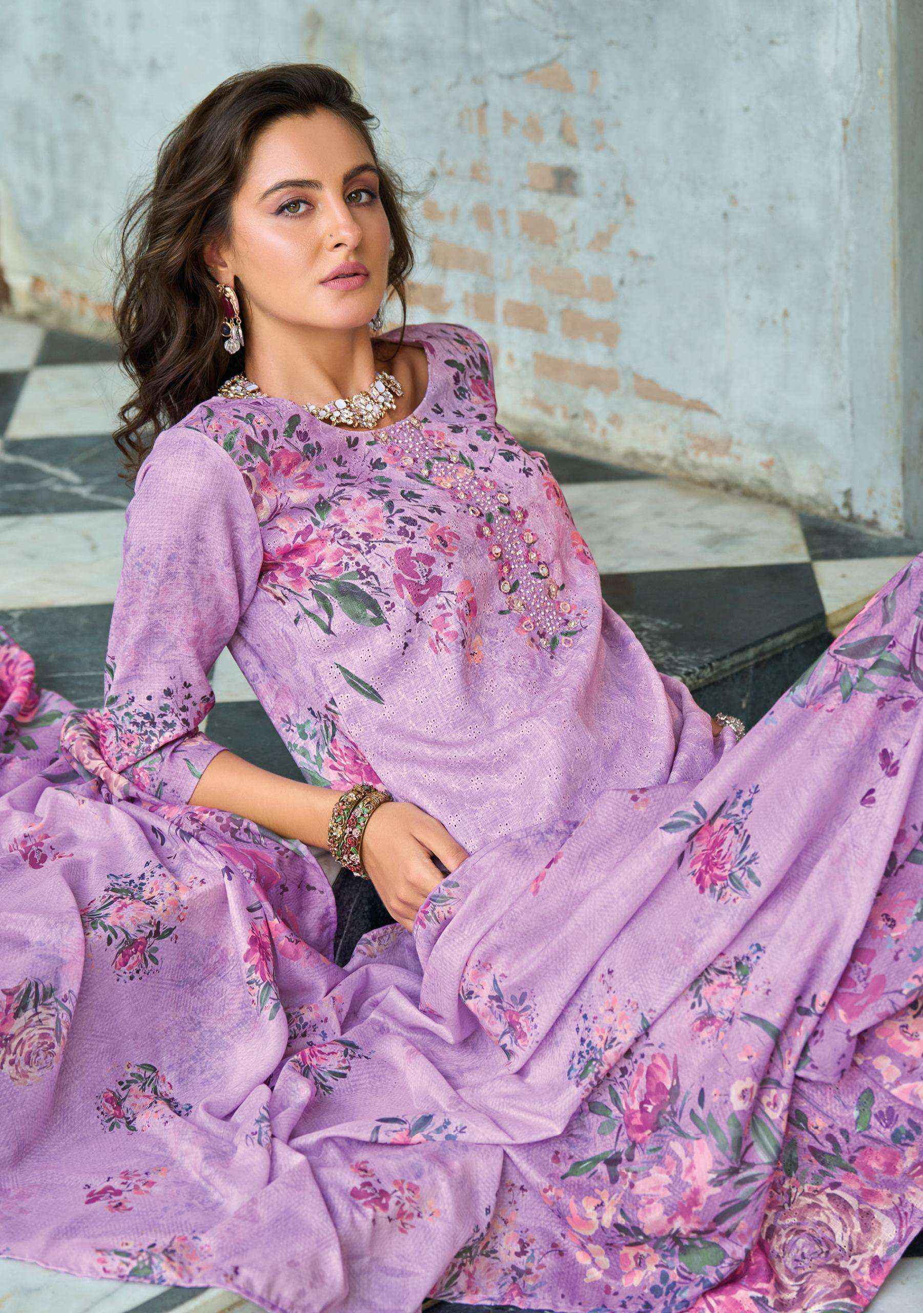 Lady Leela Summer Pastels Vol 2 Exclusive Readymade 3 Piece Suit Wholesale