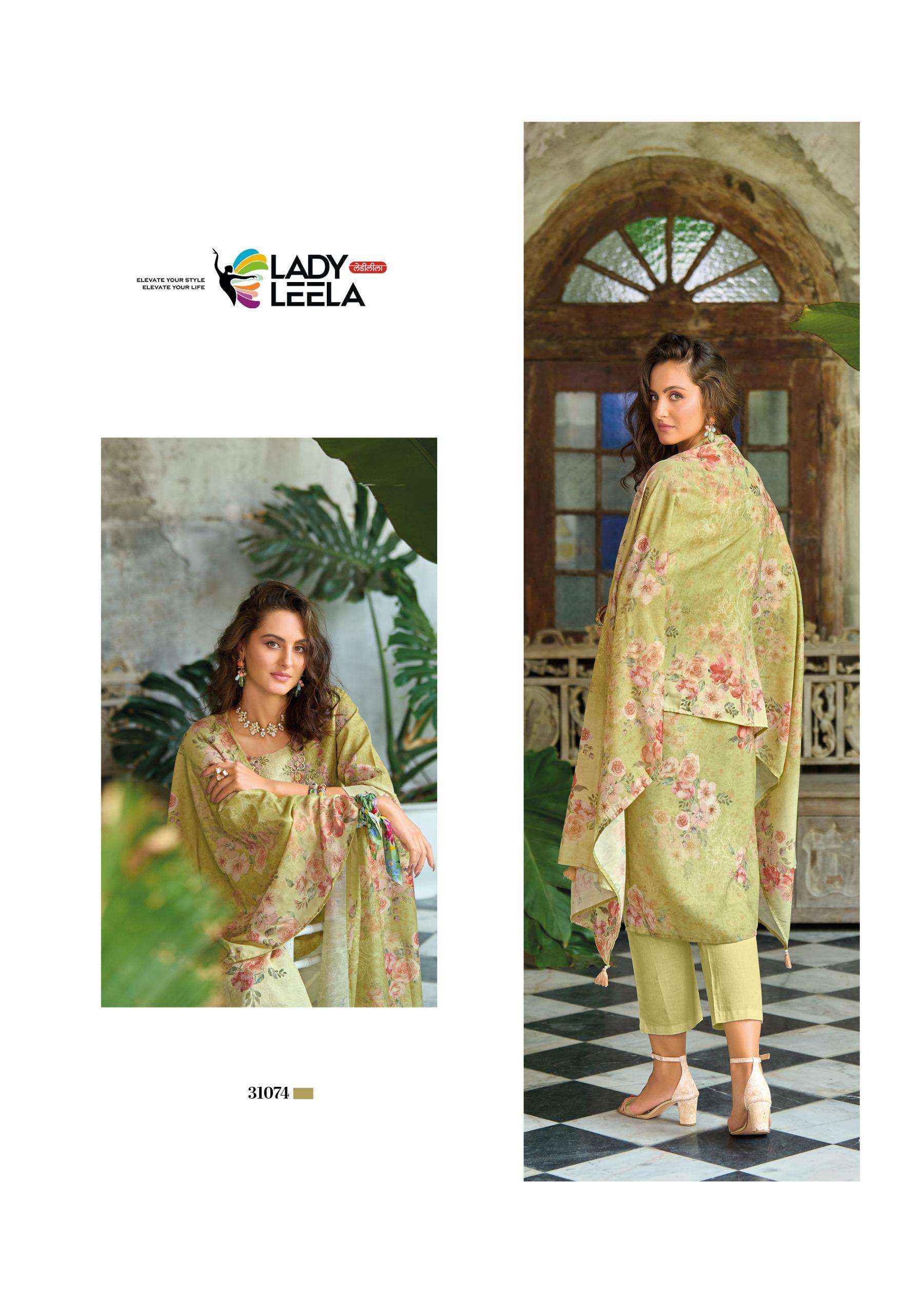 Lady Leela Summer Pastels Vol 2 Exclusive Readymade 3 Piece Suit Wholesale