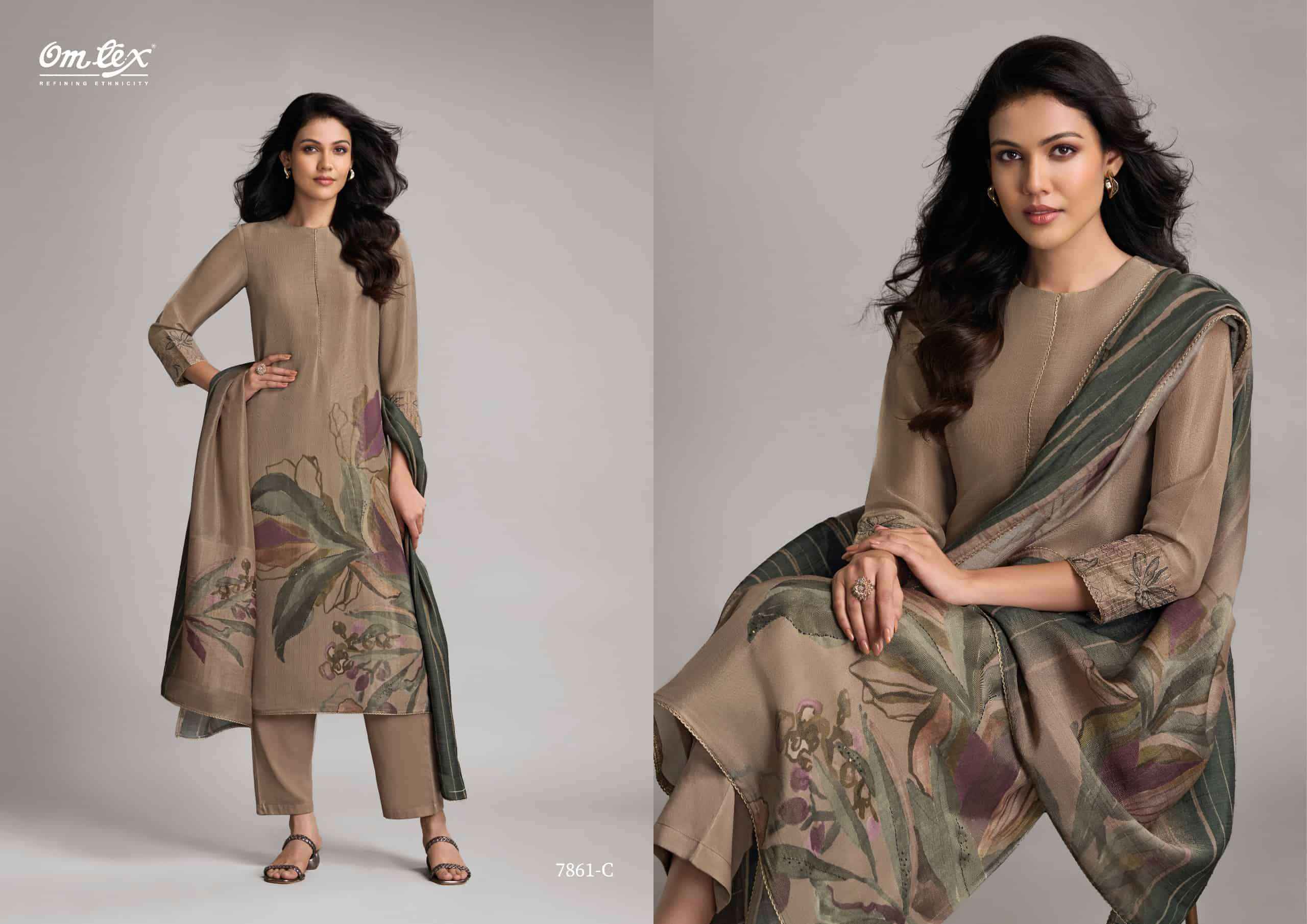 Omtex Suit Saga Exclusive Fancy Ladies Suit  Wholesale Price ( 4 Pcs Catalog )