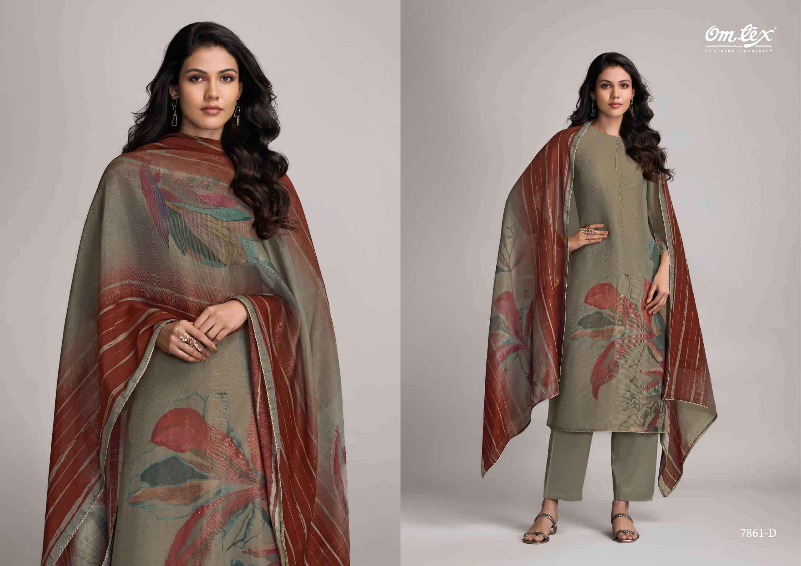 Omtex Suit Saga Exclusive Fancy Ladies Suit  Wholesale Price ( 4 Pcs Catalog )