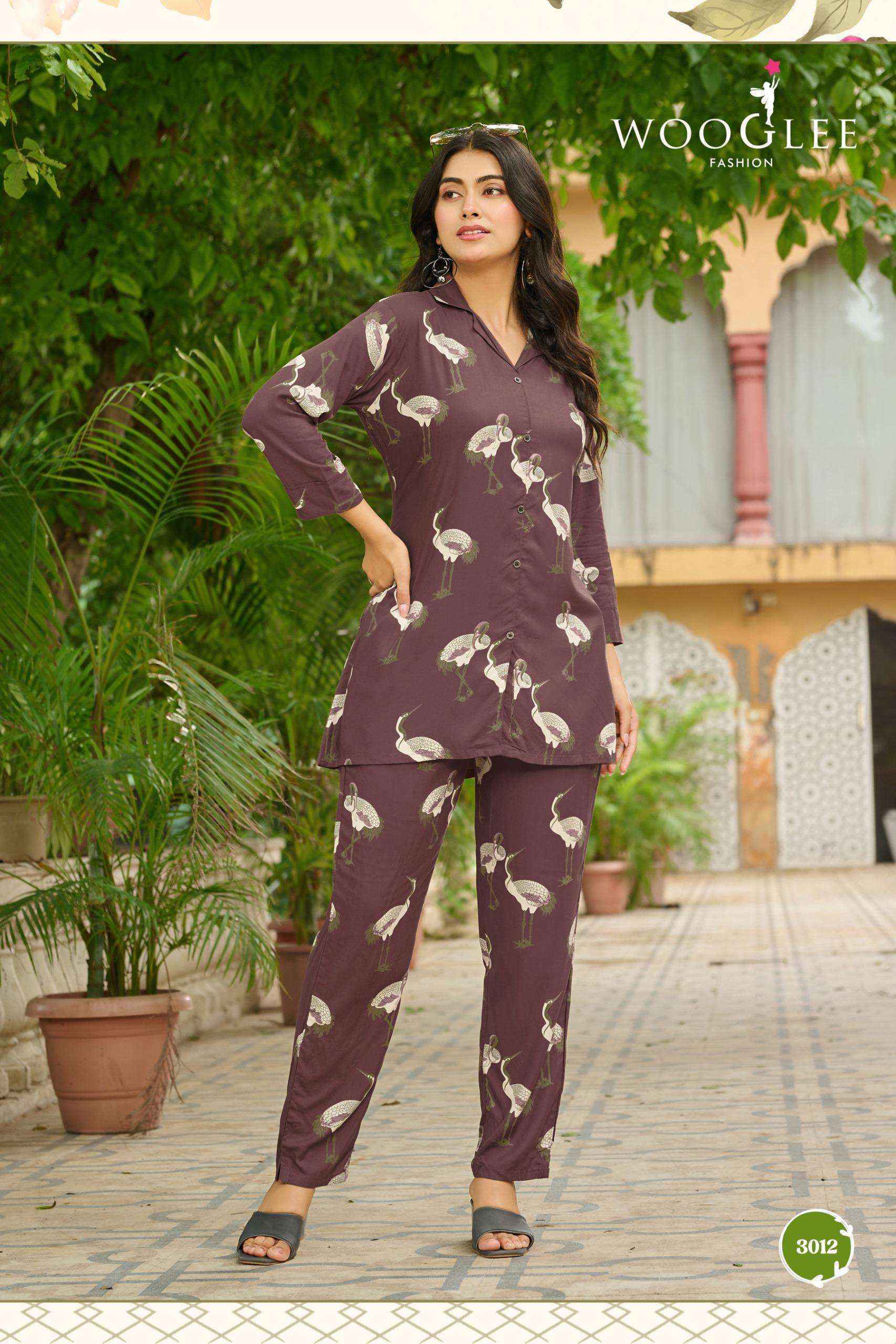 Wooglee Rolex Vol 2 Rayon Co ord Set - Wholesale Market Surat ( 6 pcs Catalogue )