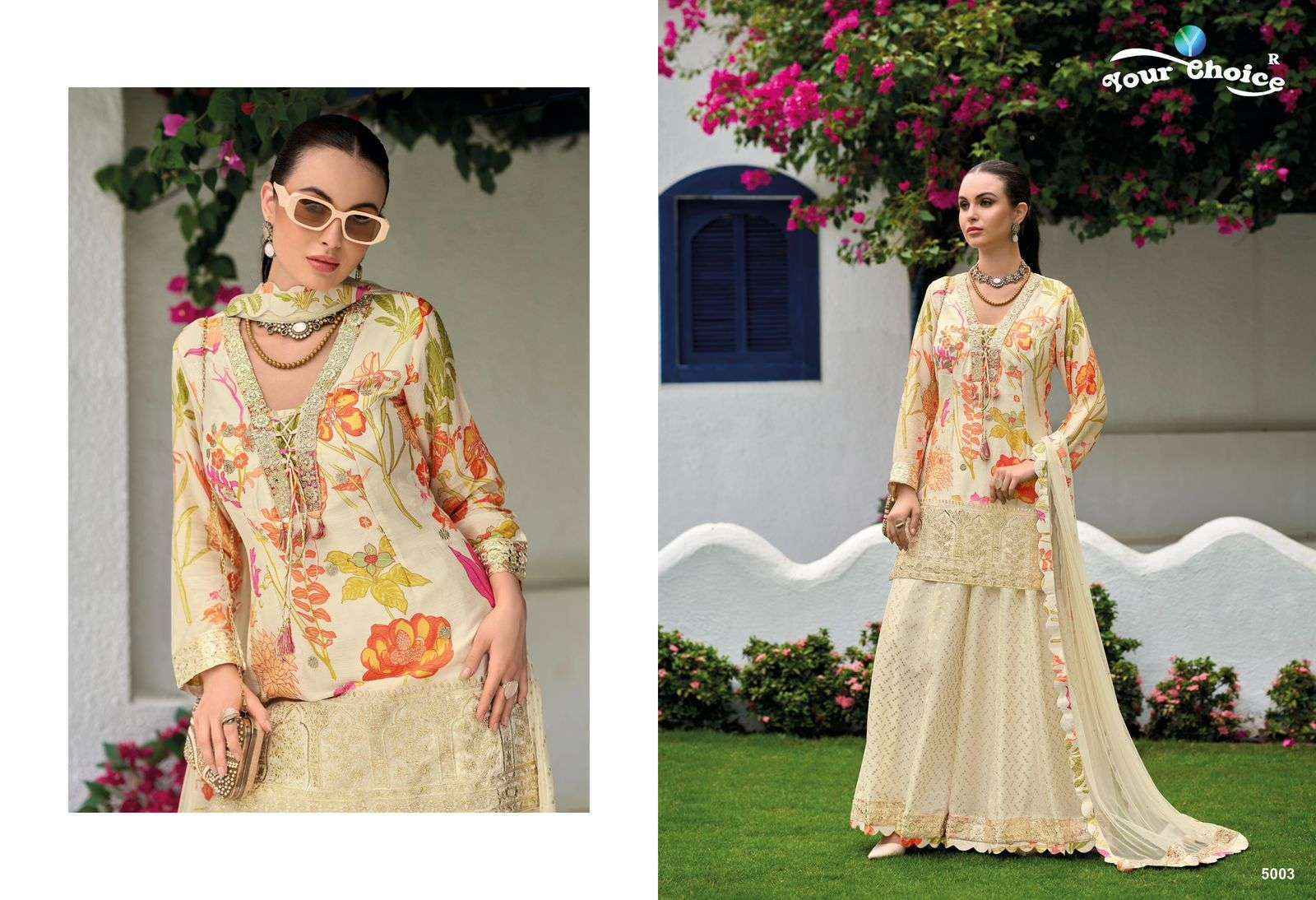Your Choice Ginni Vol 5 Readymade Chinon Suit Wholesale Price ( 4 Pcs Catalog )