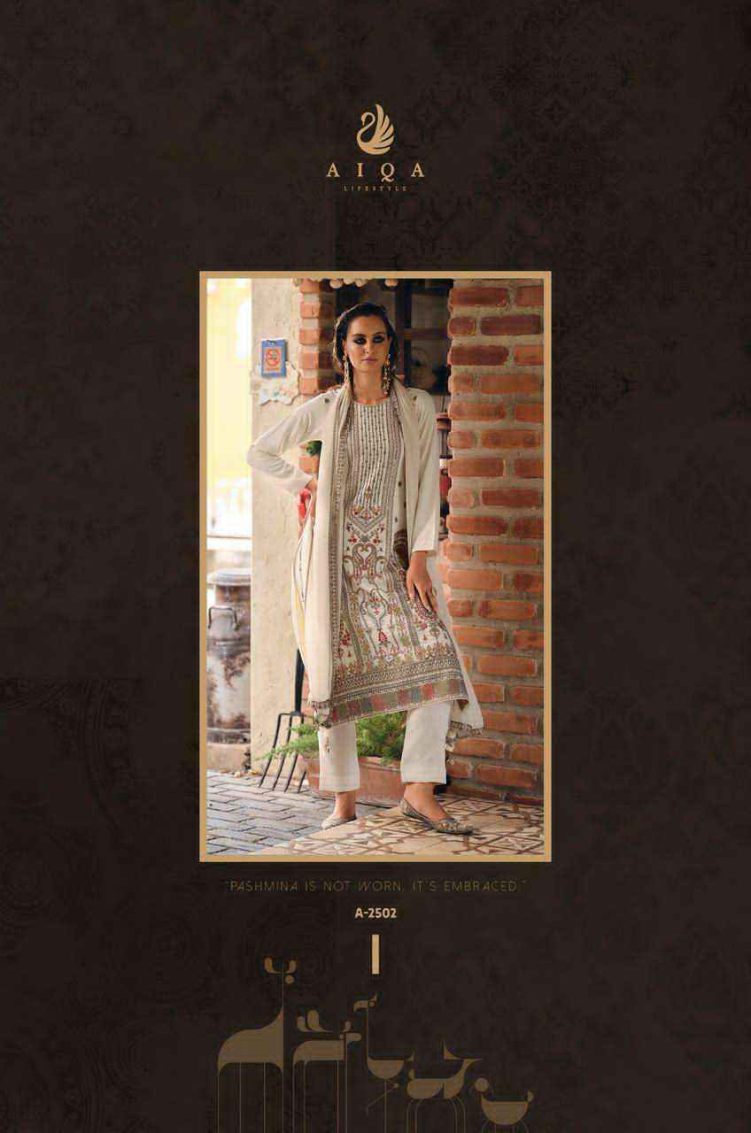 Aiqa Rihana Pure Viscose Pashmina Latest Winter Wear Dress Collection Wholesale Price ( 6 Pcs Catalog )