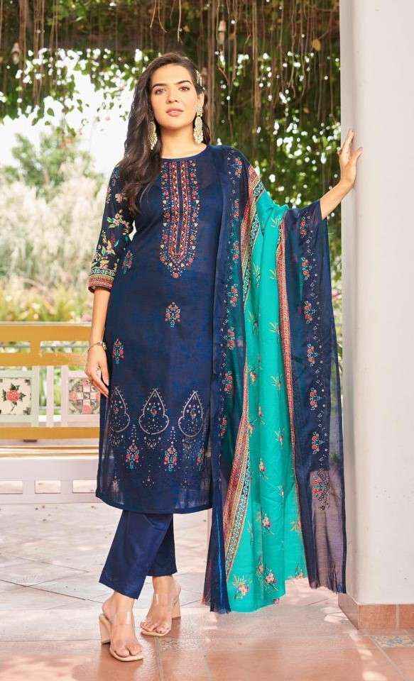 Al Zohaib Mahima Nx Az 1262 1264 1266 Pakistani Pure Cotton Ladies Suit Wholesale Price ( 3 Pcs Catalog )