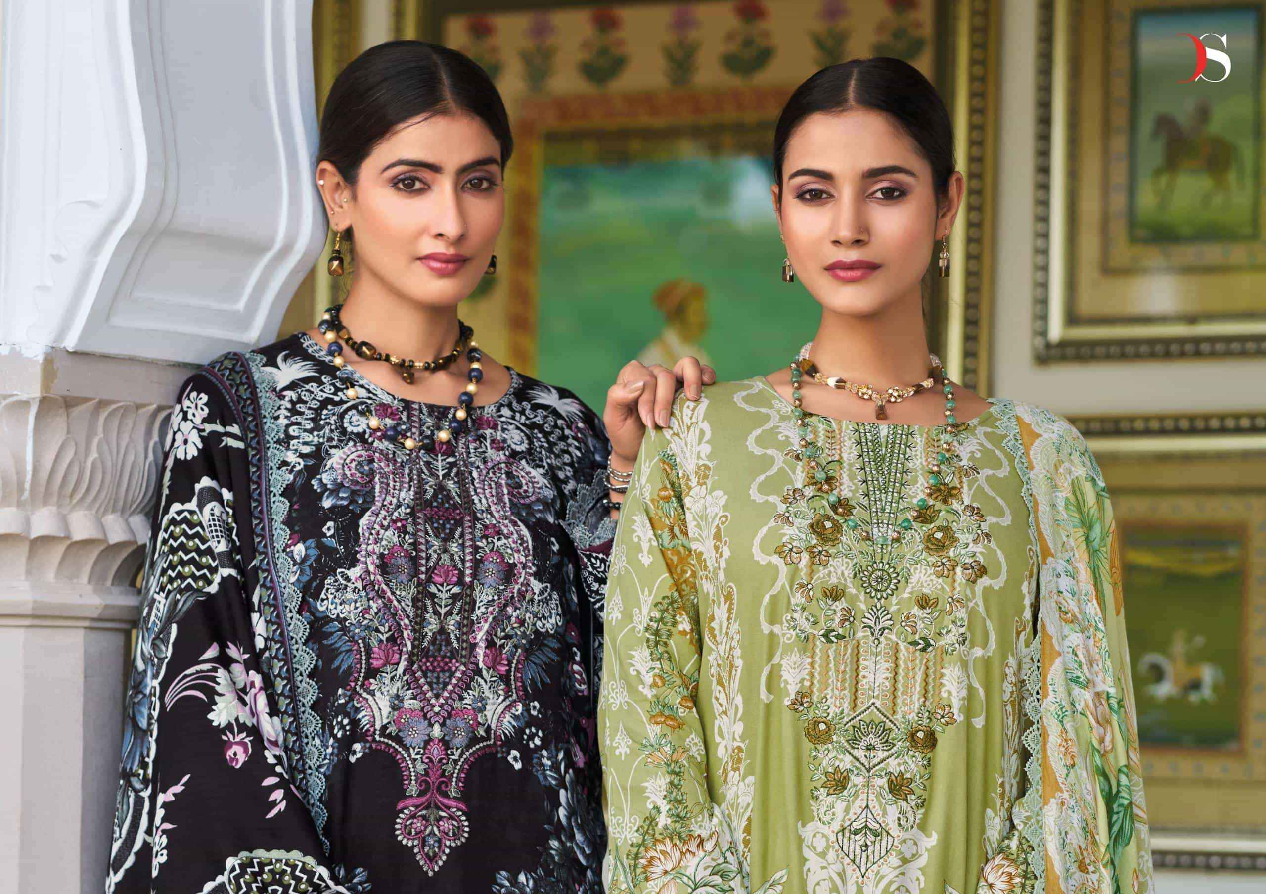 Deepsy Maria B Winter Collection 25 Fancy Pashmina Dress Material ( 6 Pcs catalogue )