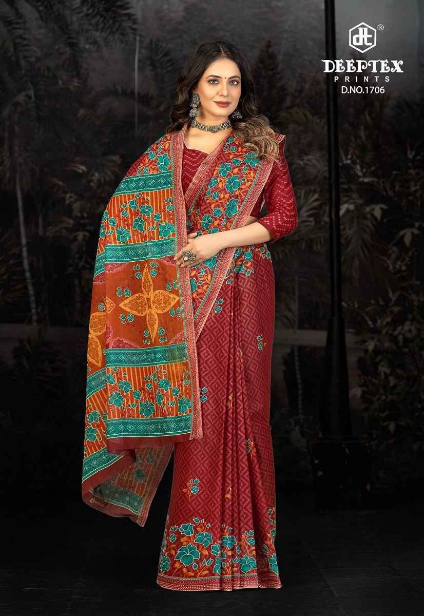 Deeptex Prime Time Vol 17 Cotton Saree Set ( 10 Pcs Catalog )