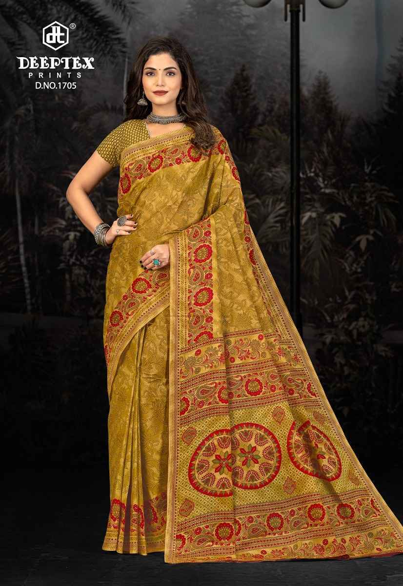 Deeptex Prime Time Vol 17 Cotton Saree Set ( 10 Pcs Catalog )