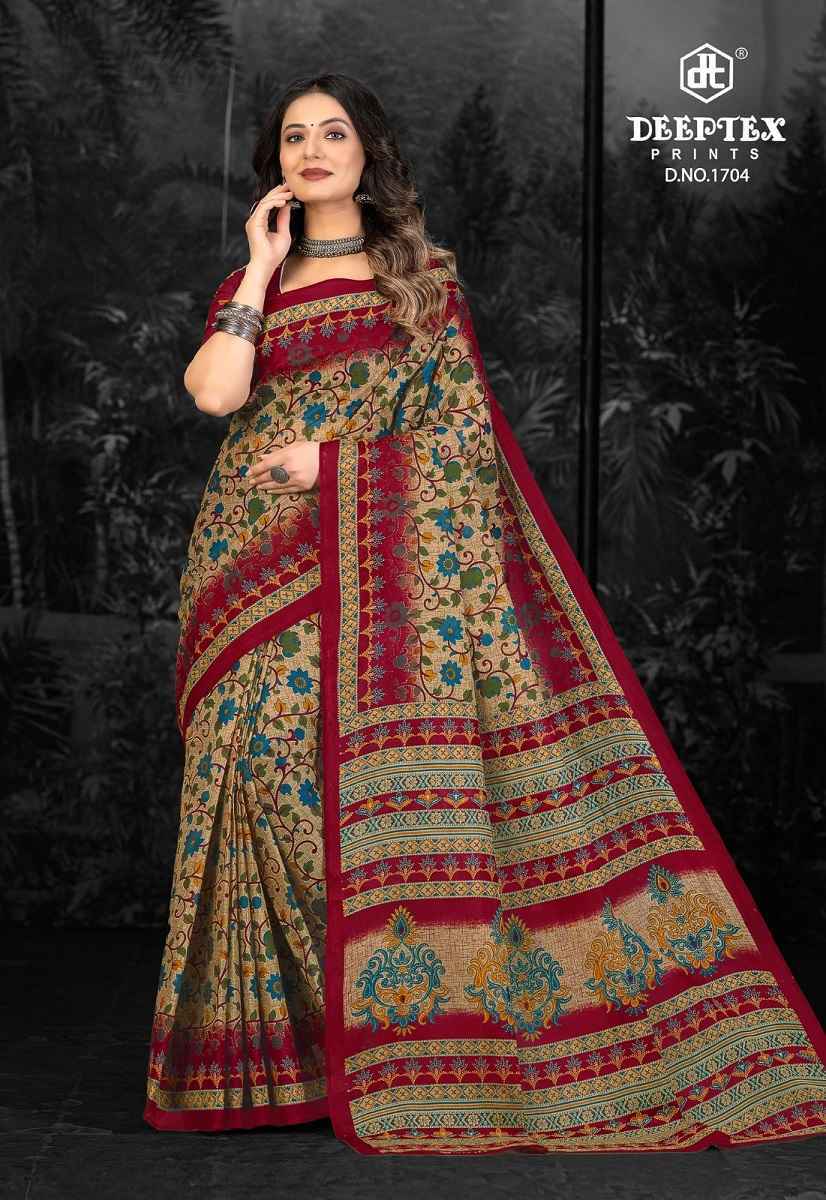 Deeptex Prime Time Vol 17 Cotton Saree Set ( 10 Pcs Catalog )