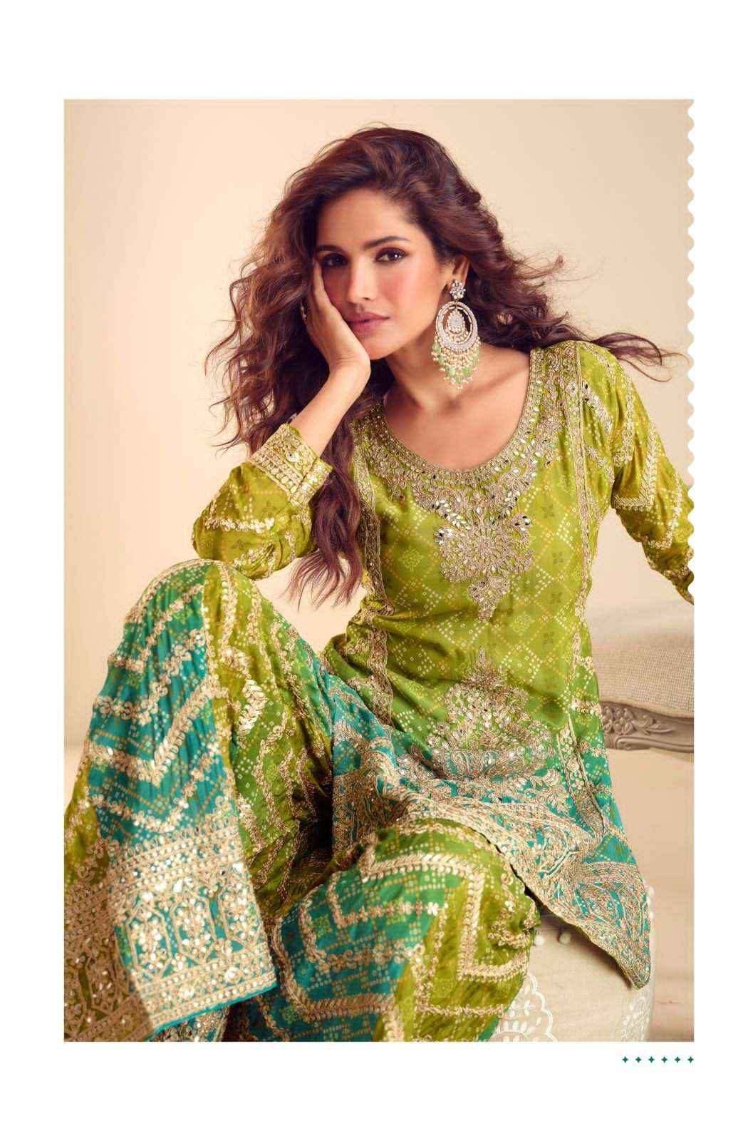 Gulkayra Misbah 7620 And 7621 Partywear Style Sharara Designer Dress Wholesale Price ( 2 pcs catalog )