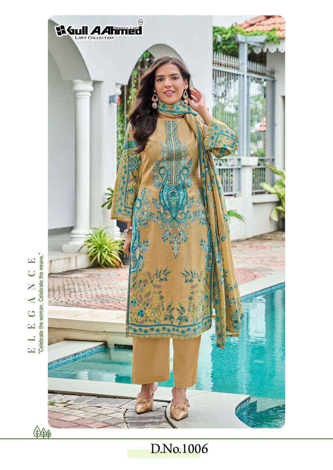 Gull Aahmed Baroque Vol 2 Lawn Cotton Dress Material Wholesale Price ( 6 Pcs Catalog )