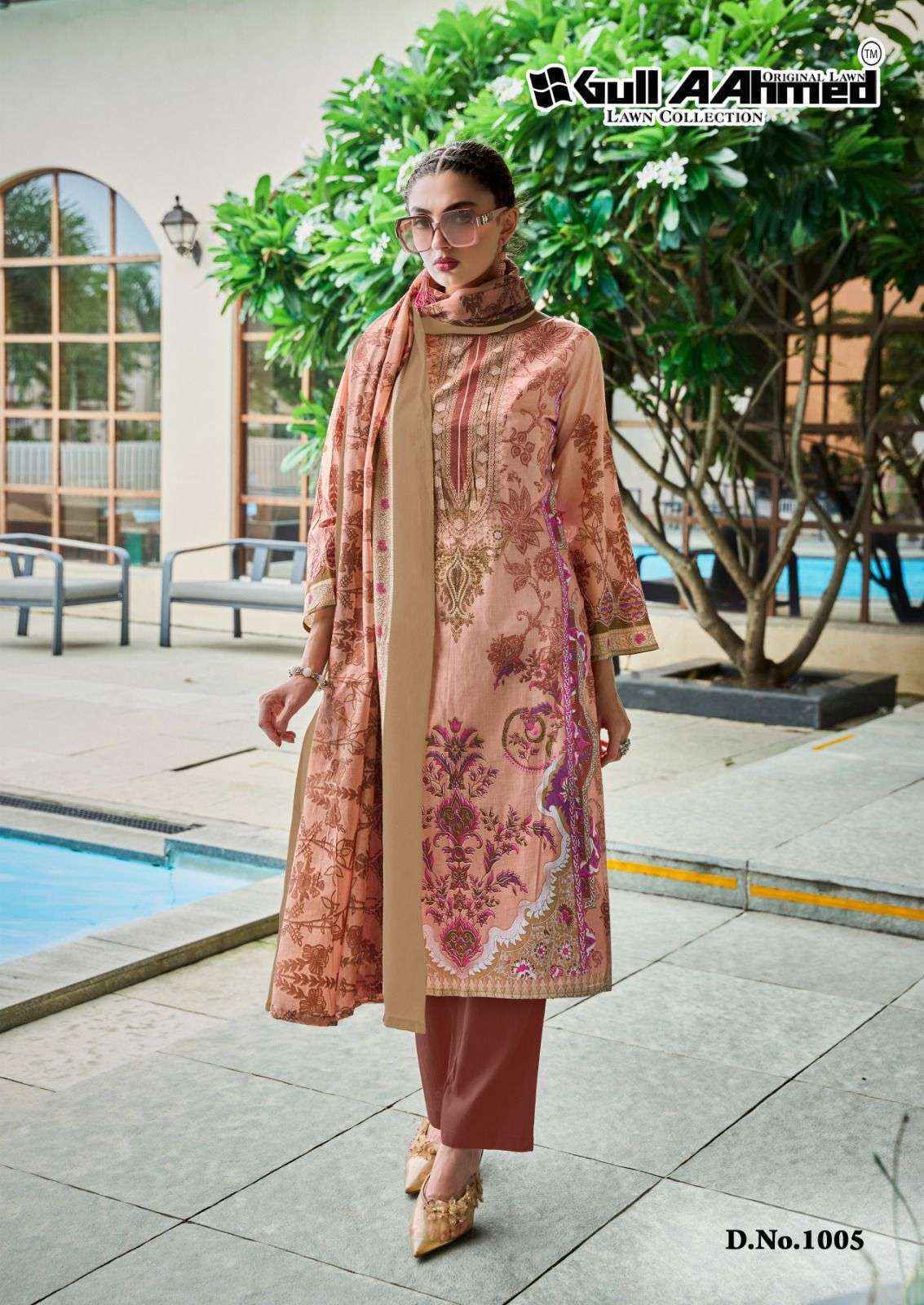 Gull Aahmed Baroque Vol 2 Lawn Cotton Dress Material Wholesale Price ( 6 Pcs Catalog )