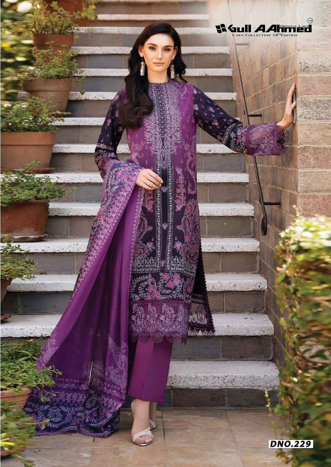 Gull Ahmed Lawn Collection Vol 28 Lawn Cotton Dress Material Wholesale Price ( 6 Pcs Catalog )