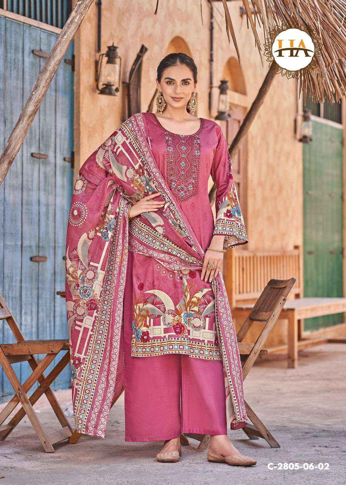 Harshit Soni Saloni Pure Jam Cotton Dress Material Wholesale Price ( 6 Pcs Catalog )