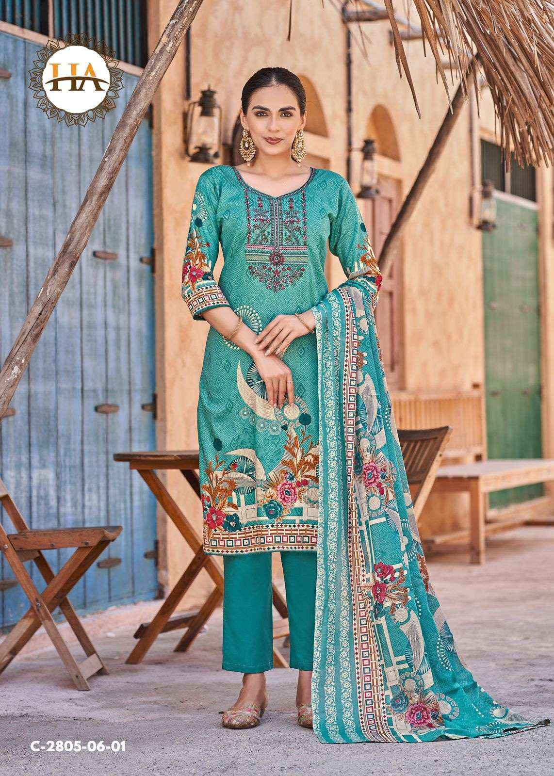 Harshit Soni Saloni Pure Jam Cotton Dress Material Wholesale Price ( 6 Pcs Catalog )