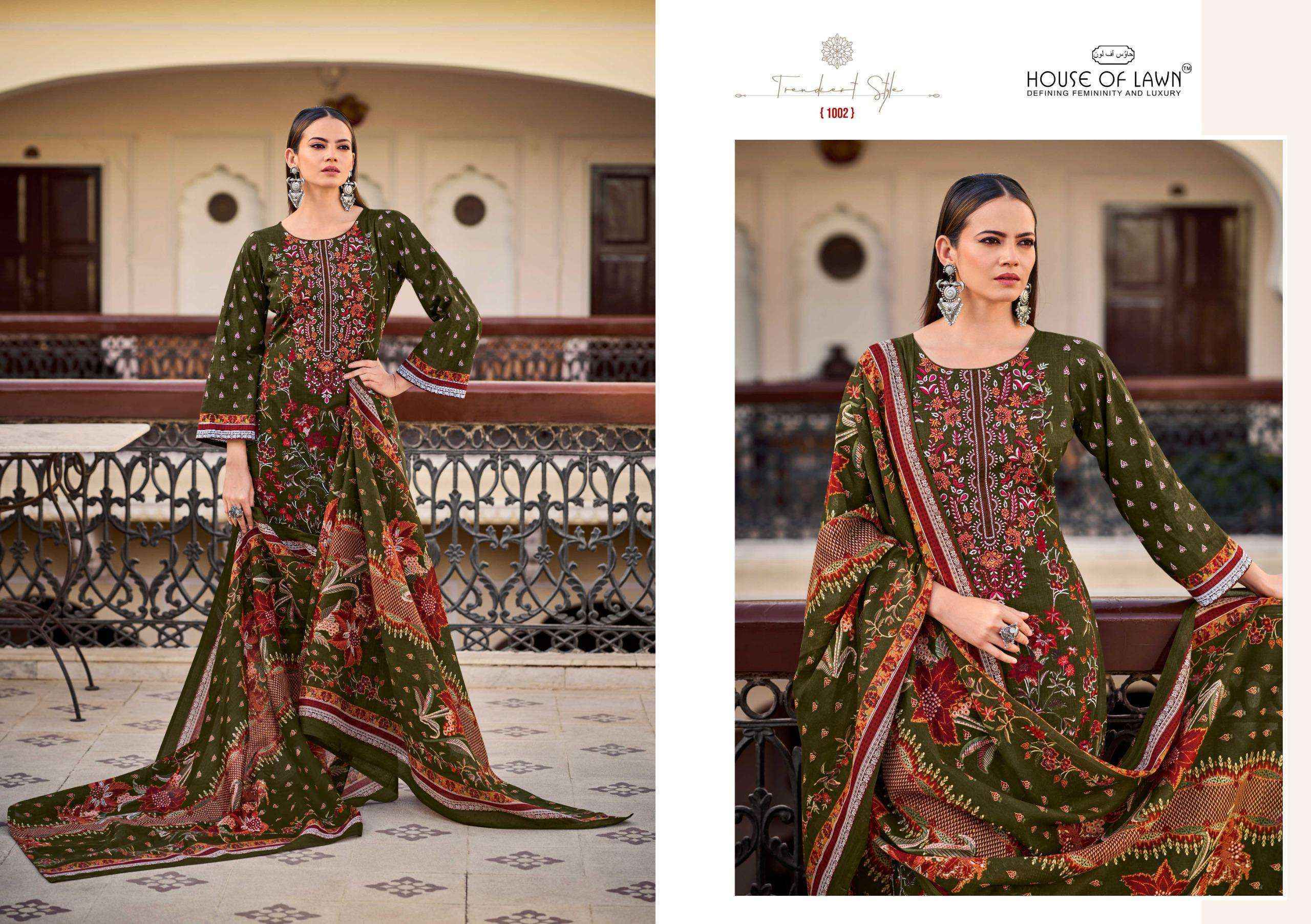 House Of Lawn Nayra Vol 7 Cotton Dress Material Wholesale Price ( 8 Pcs Catalog )