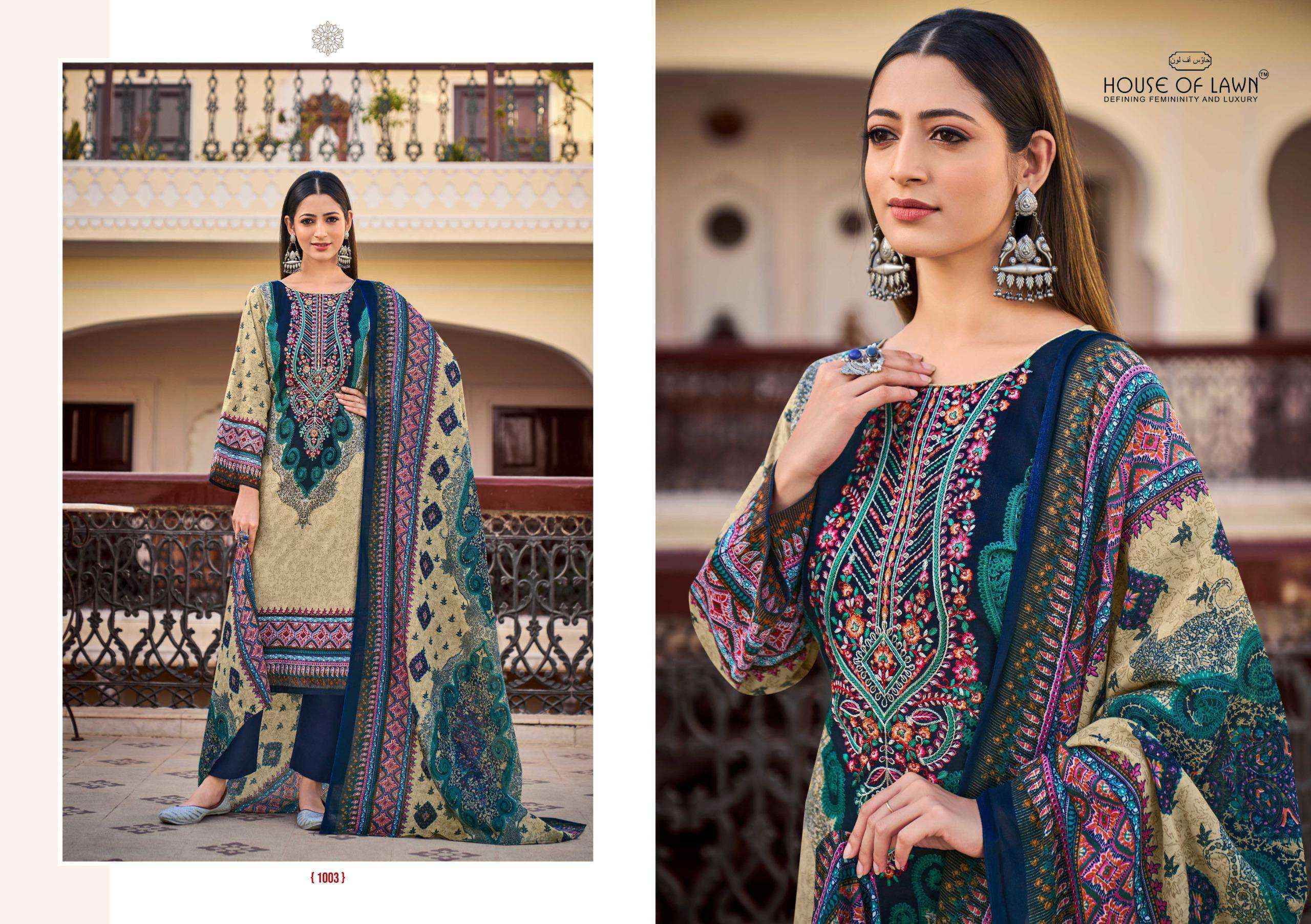 House Of Lawn Nayra Vol 7 Cotton Dress Material Wholesale Price ( 8 Pcs Catalog )