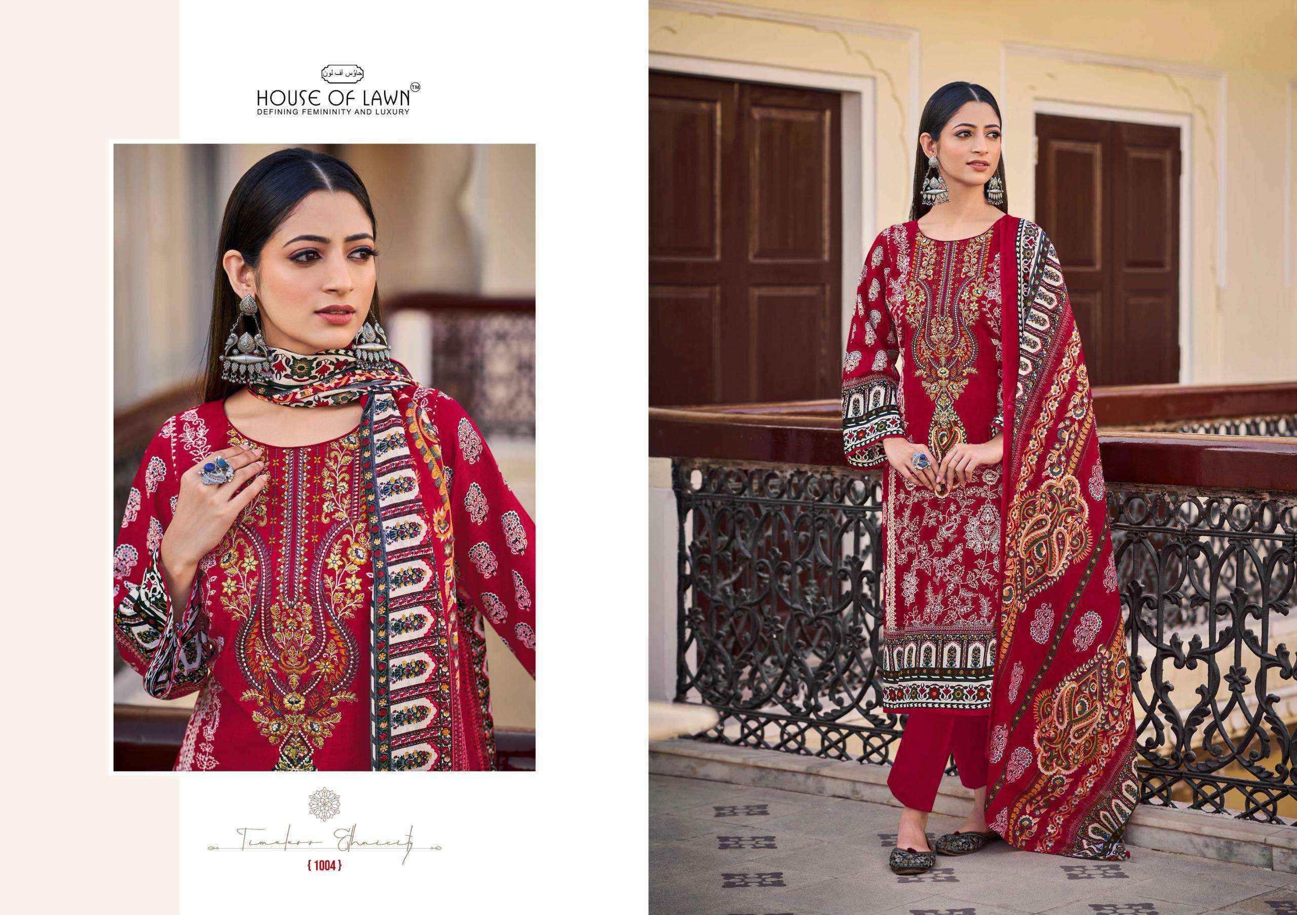 House Of Lawn Nayra Vol 7 Cotton Dress Material Wholesale Price ( 8 Pcs Catalog )
