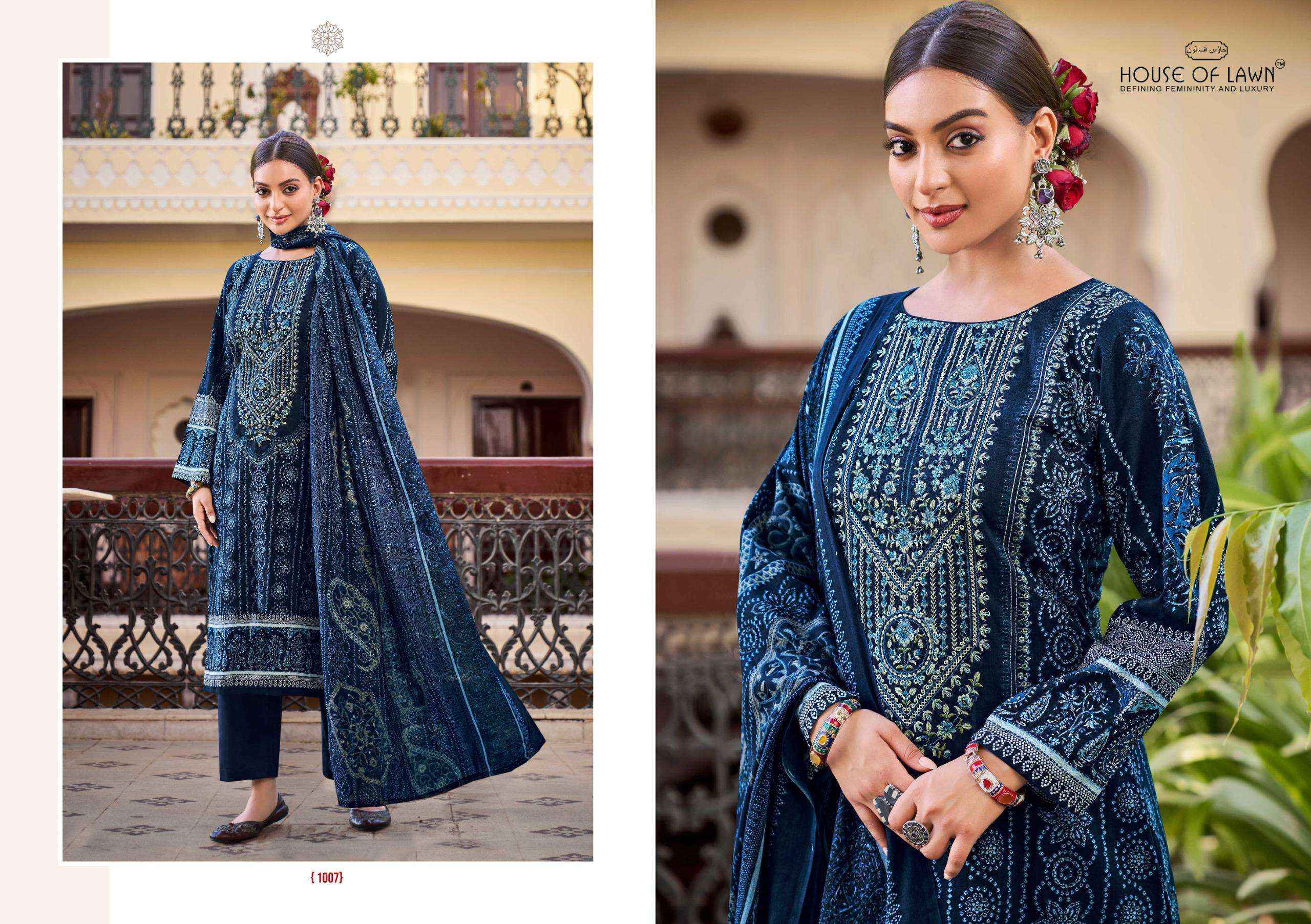 House Of Lawn Nayra Vol 7 Cotton Dress Material Wholesale Price ( 8 Pcs Catalog )