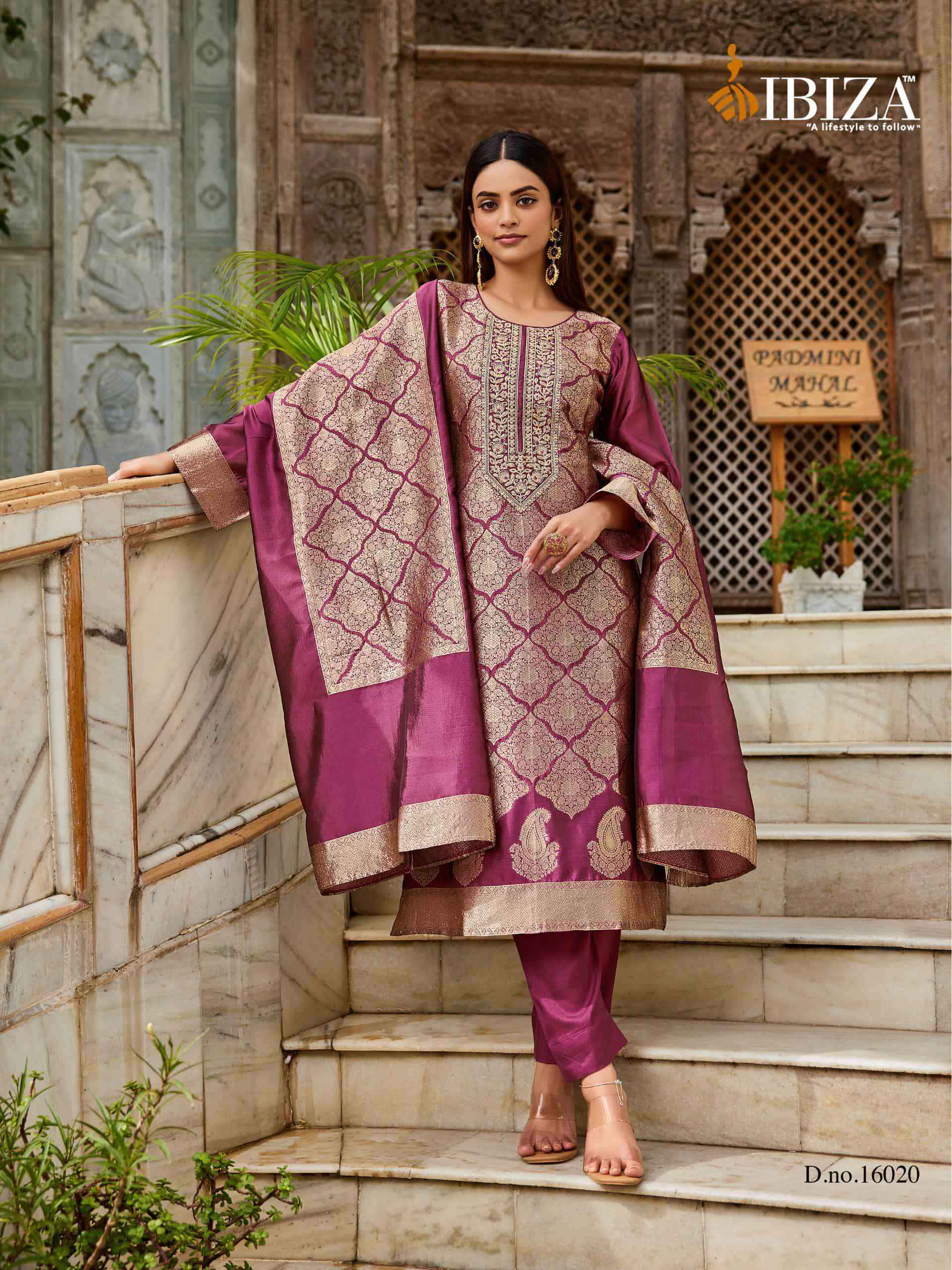 pure silk dress material wholesale Ibiza Sakhi Vol 13 Partywear Style Pure Banglory Silk Suit Catalog Dealer