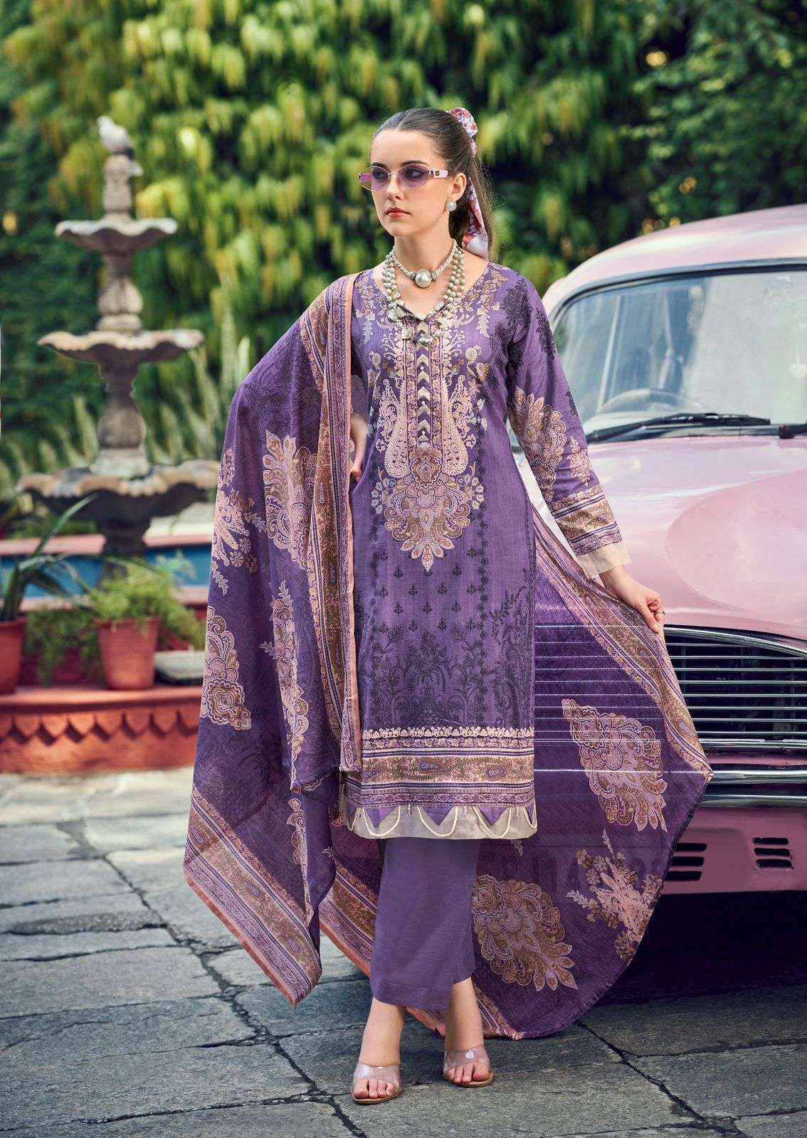 Ishaal Prints Gulmohar Vol 38 Lawn Cotton Dress Material Wholesale Surat ( 10 Pc Catalouge )